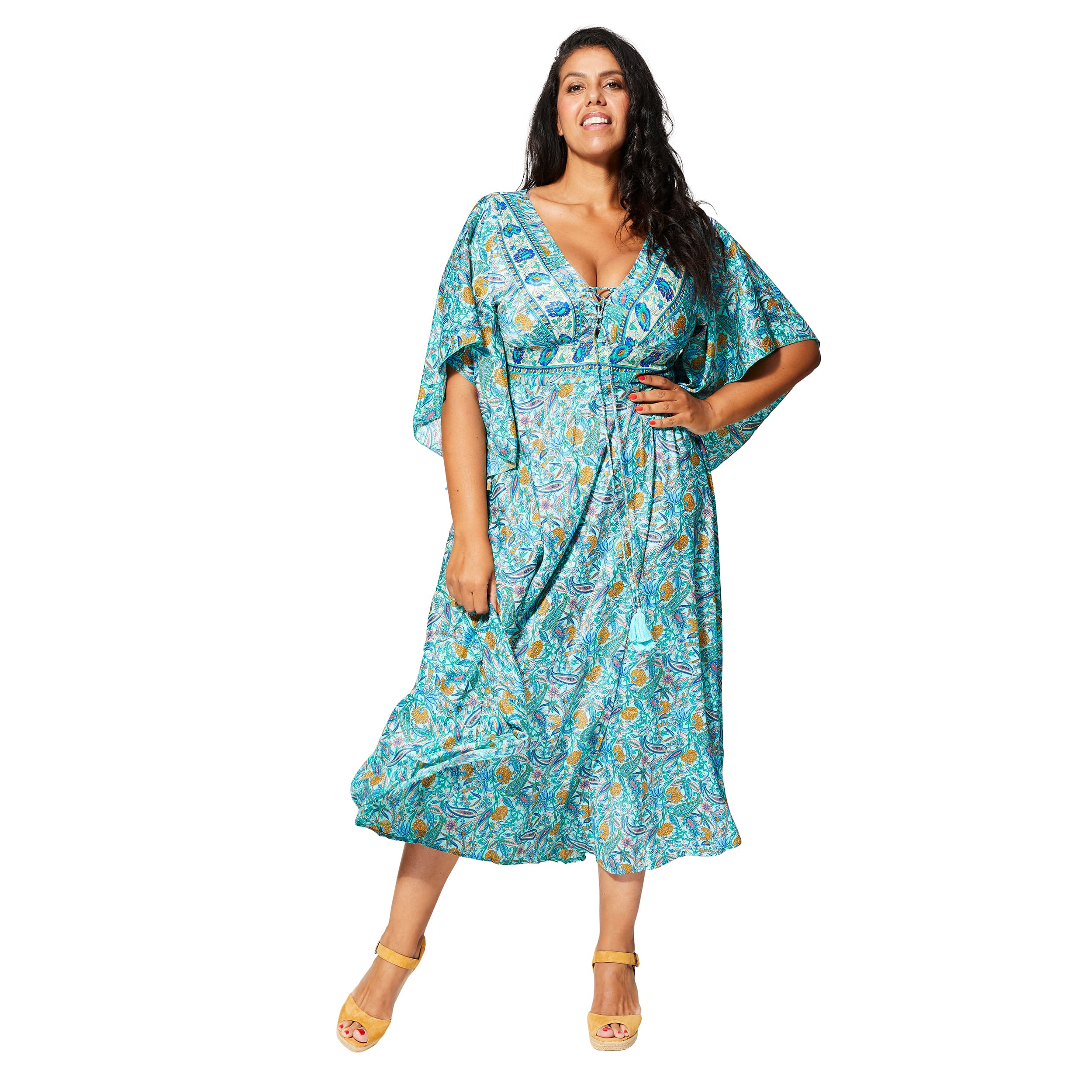 Robe été longue manches courtes Ailill - Akoustik Online