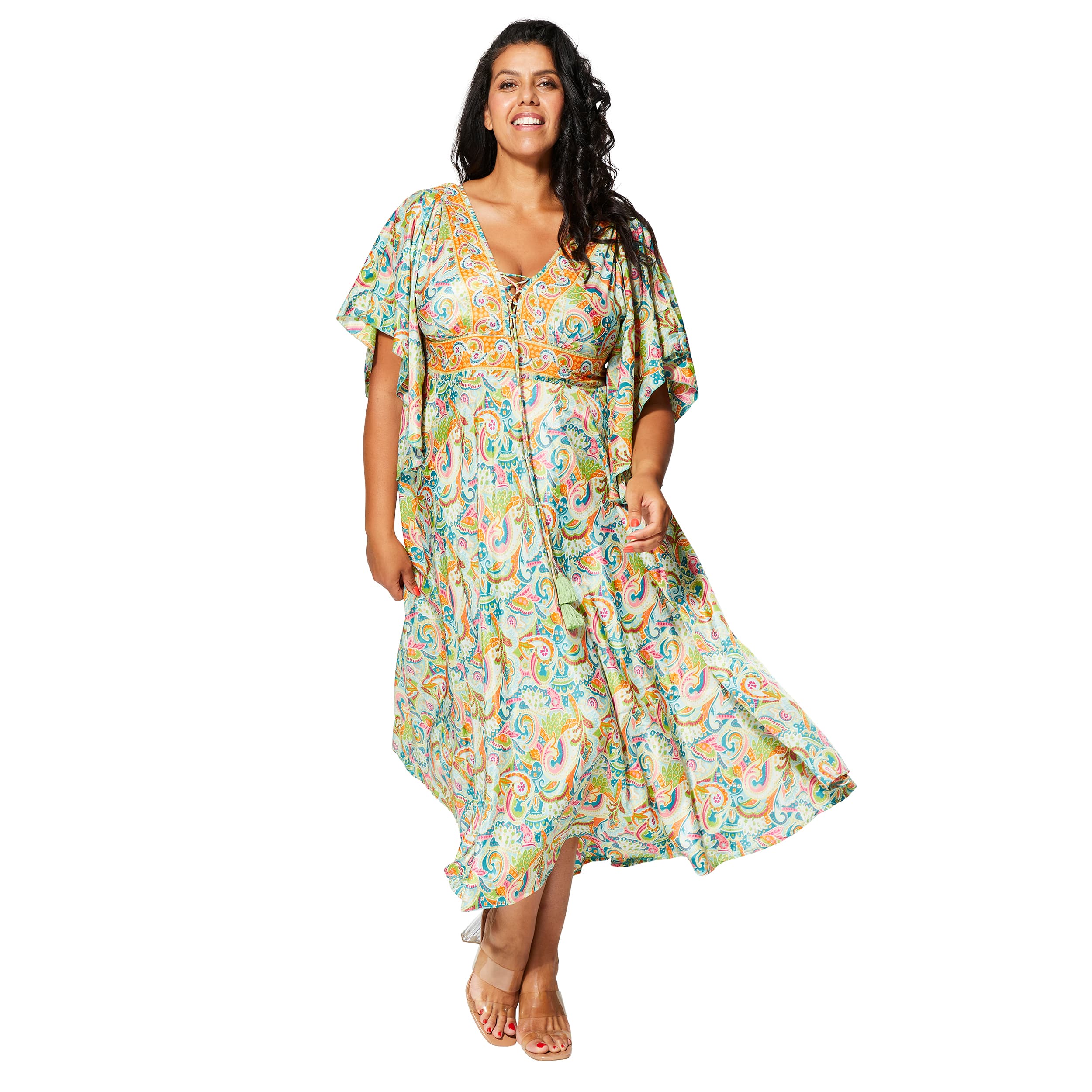 Robe été longue manches courtes Gale - Akoustik Online