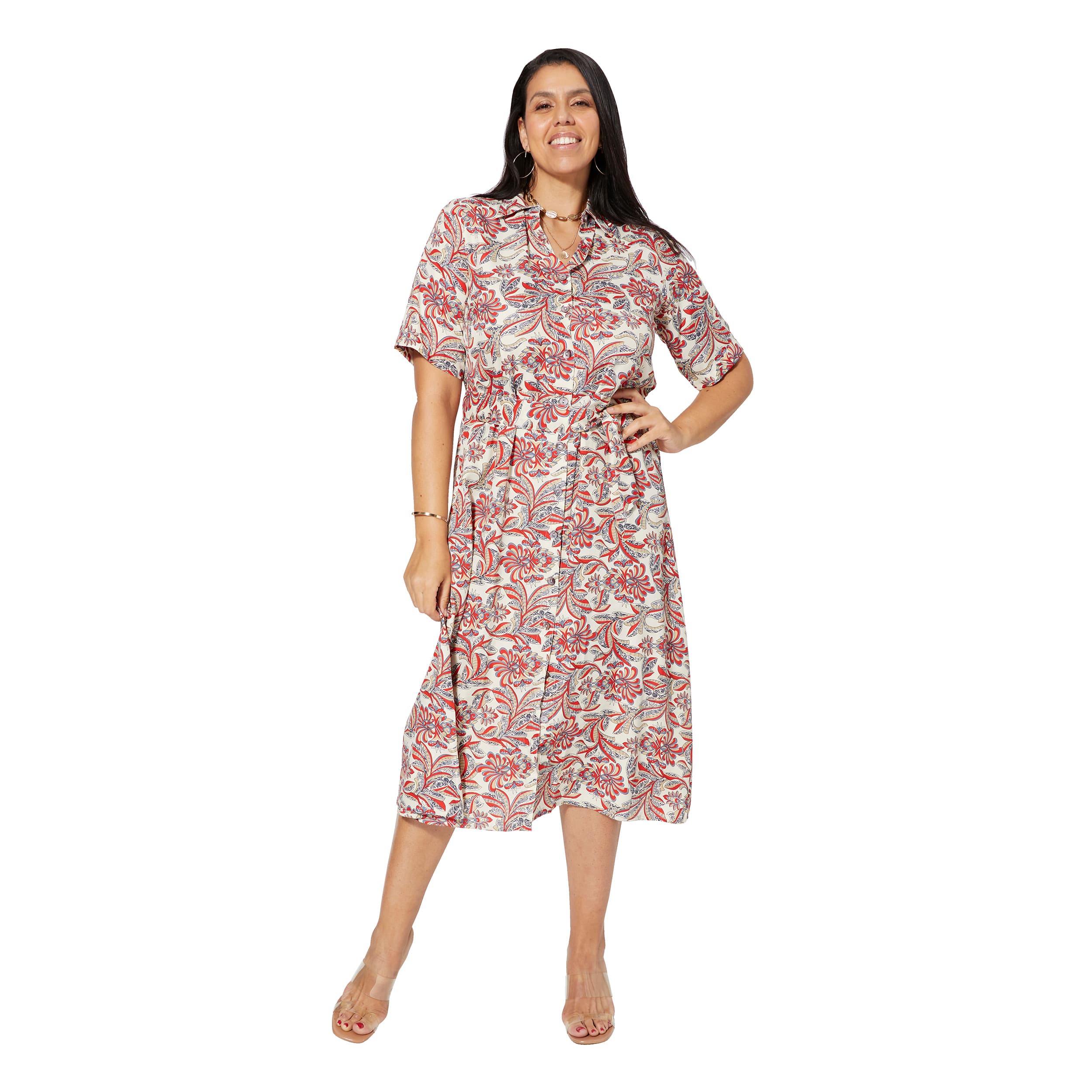 Robe été mi-longue manches courtes Gerardo - Akoustik Online