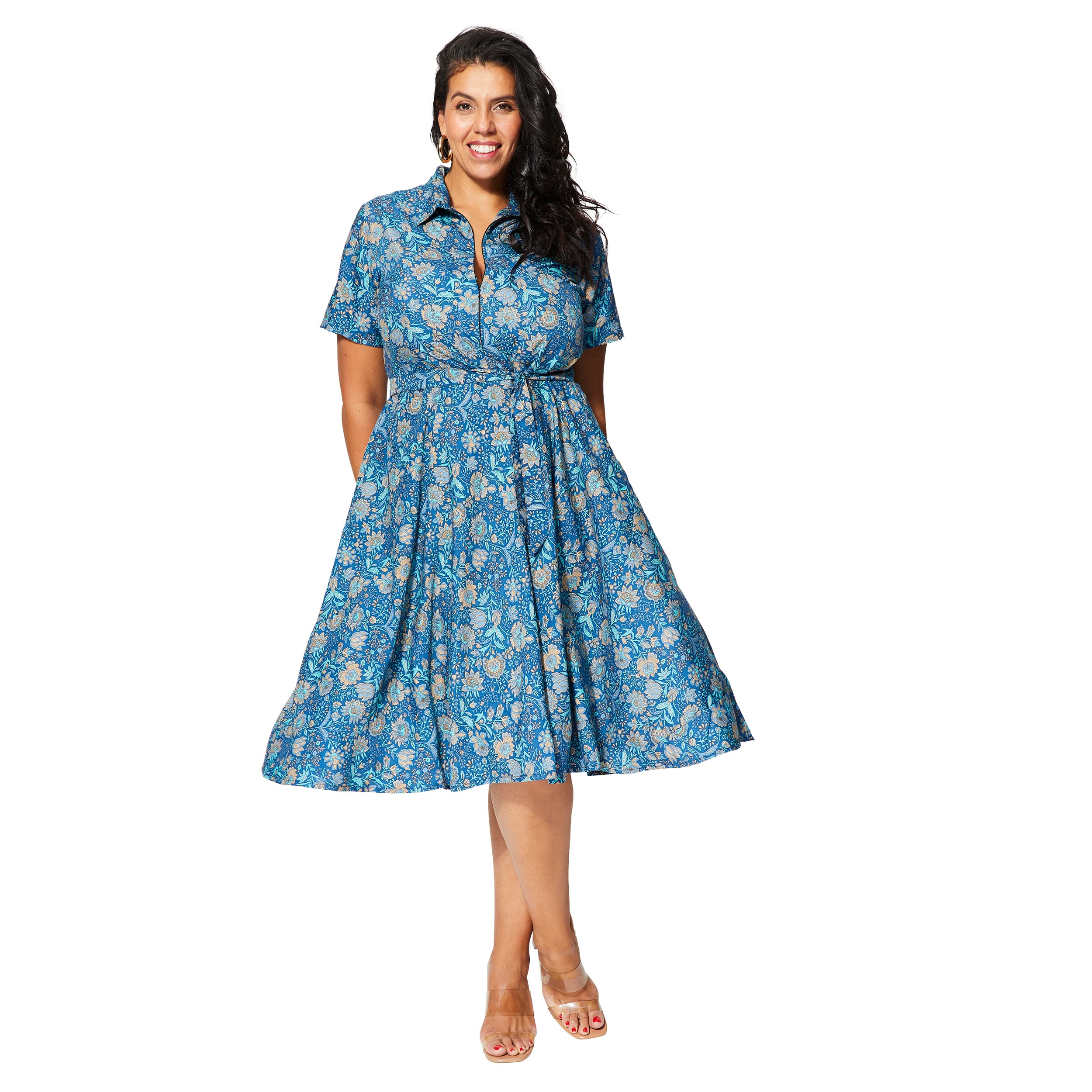 Robe été mi-longue manches courtes Isandro - Akoustik Online