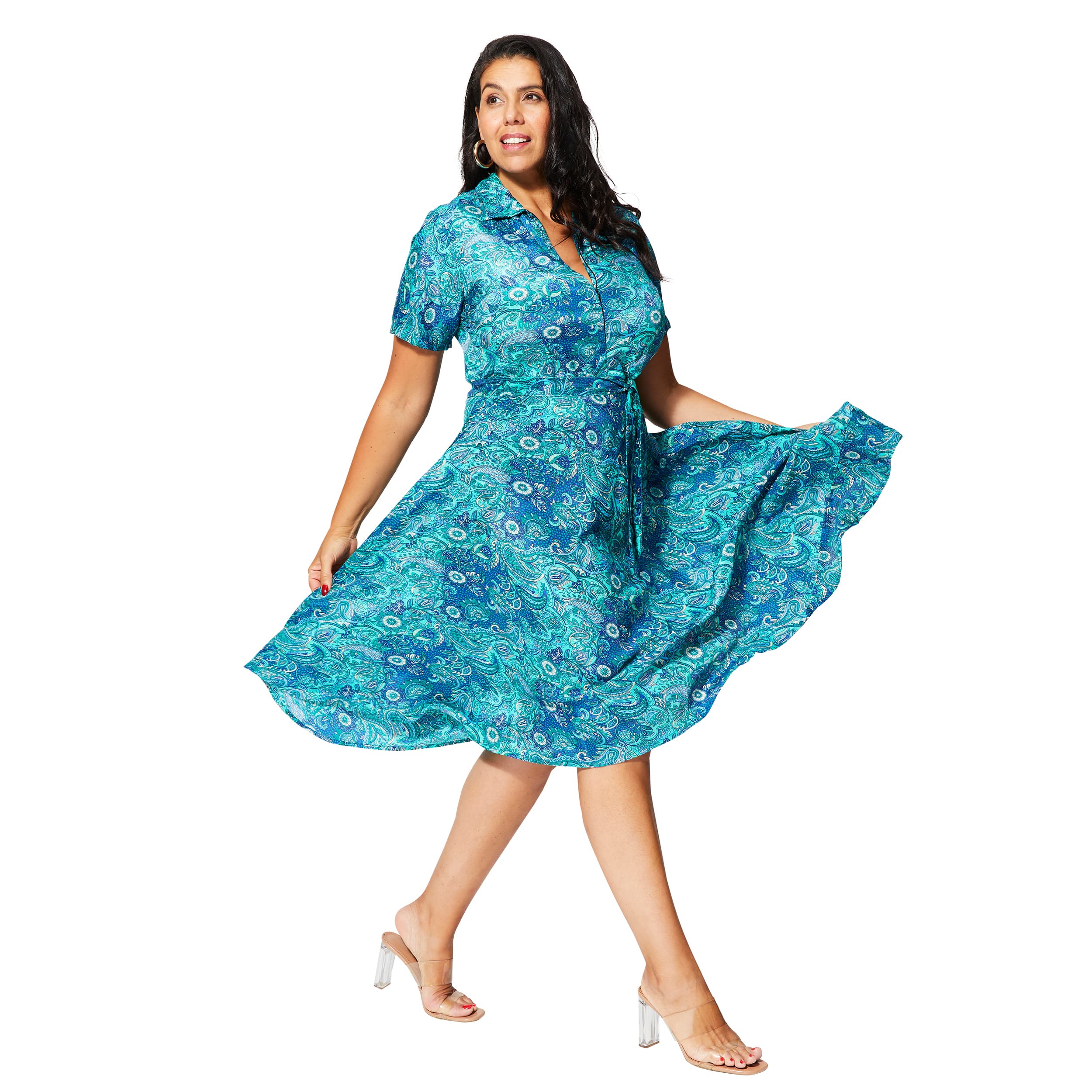 Robe été mi-longue manches courtes Iyov - Akoustik Online