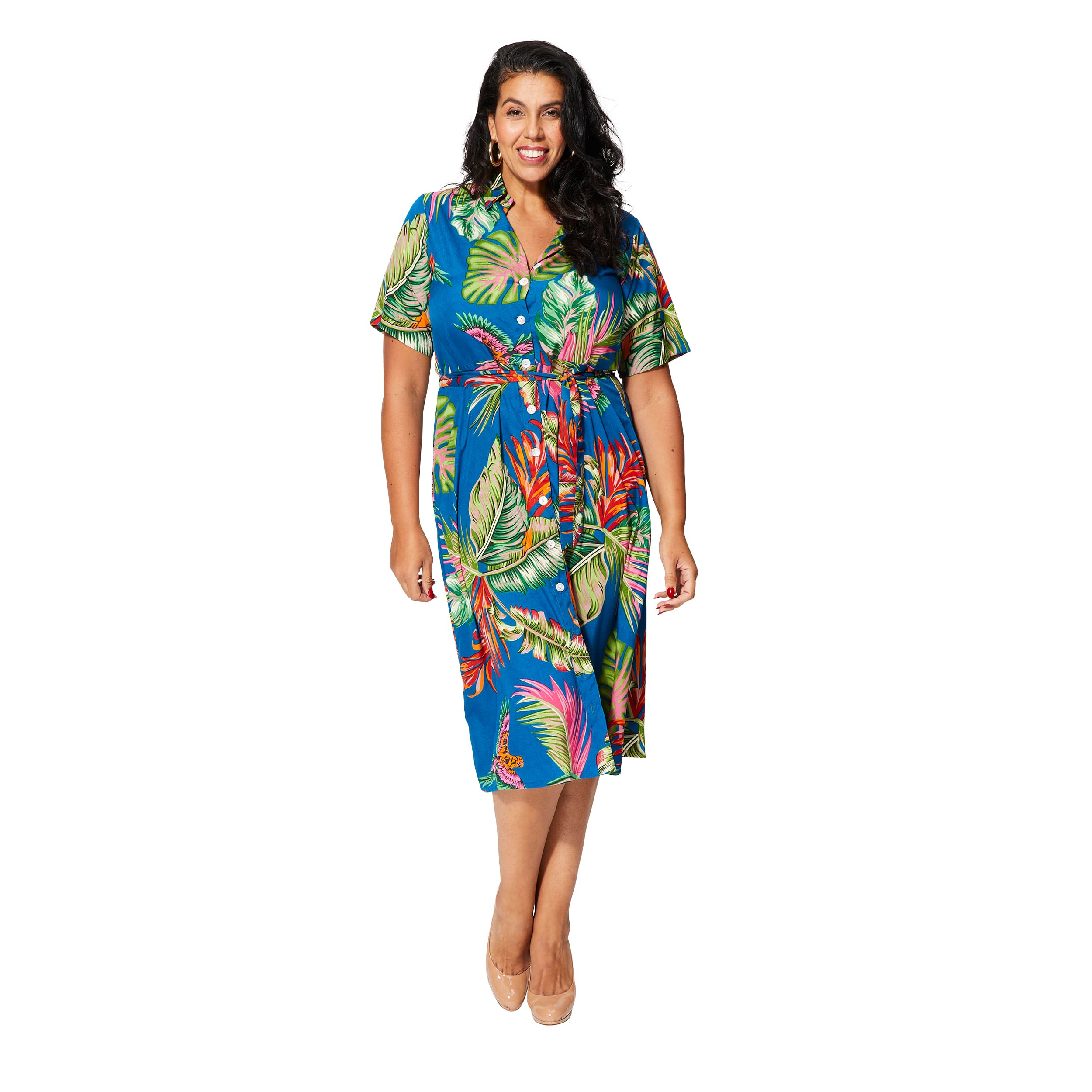 Robe été mi-longue manches courtes Nahum - Akoustik Online