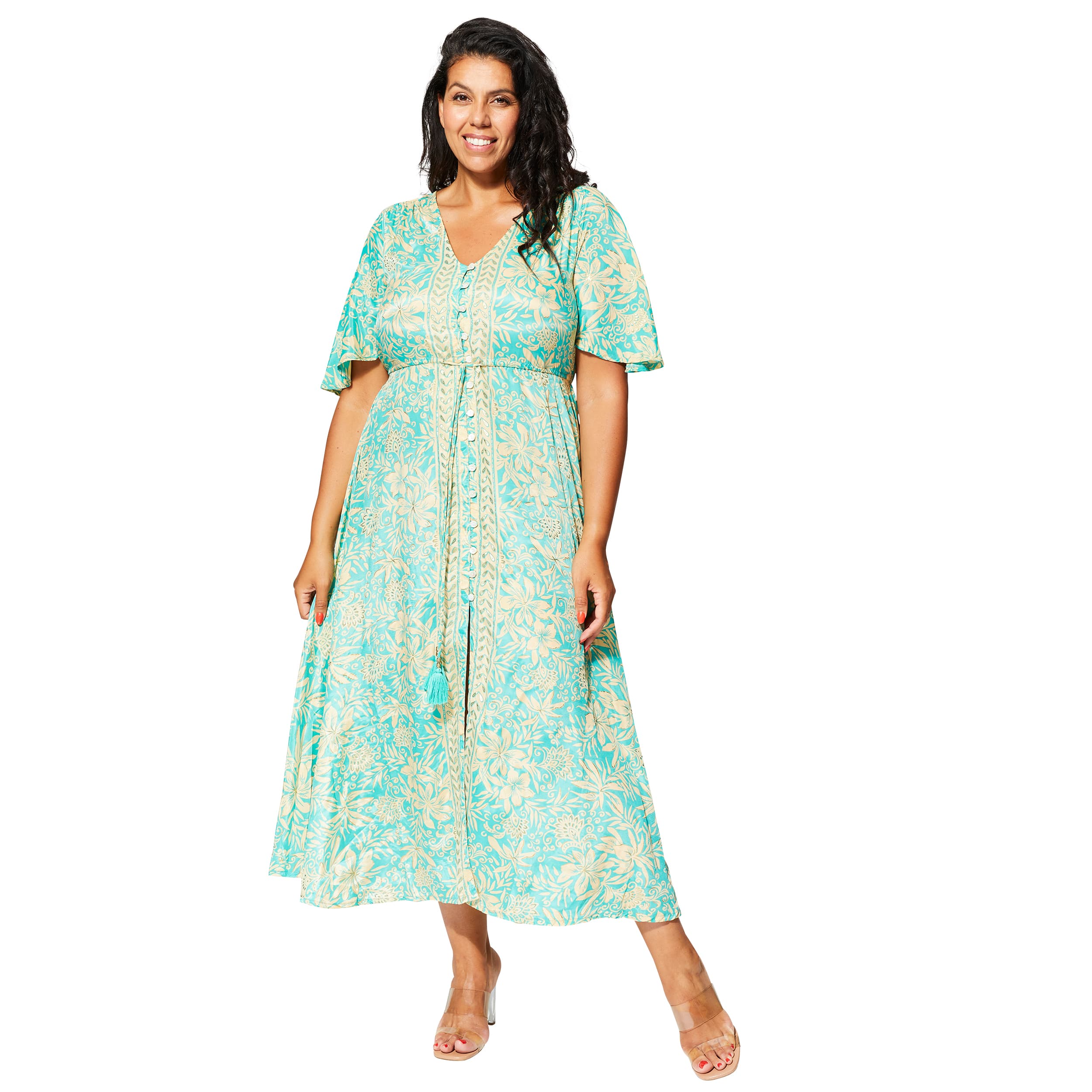 Robe été longue manches courtes Robbie - Akoustik Online