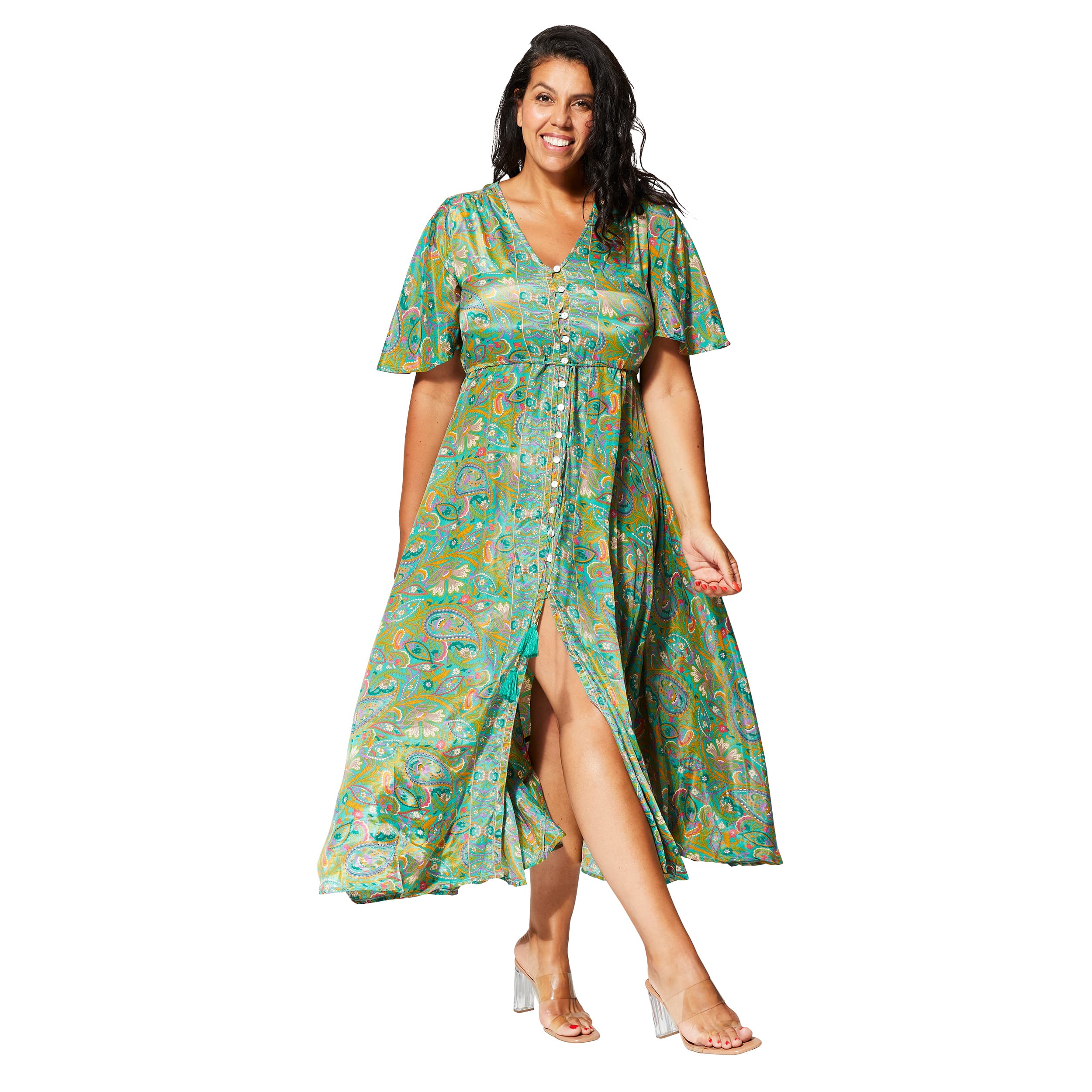 Robe été longue manches courtes Forbes - Akoustik Online