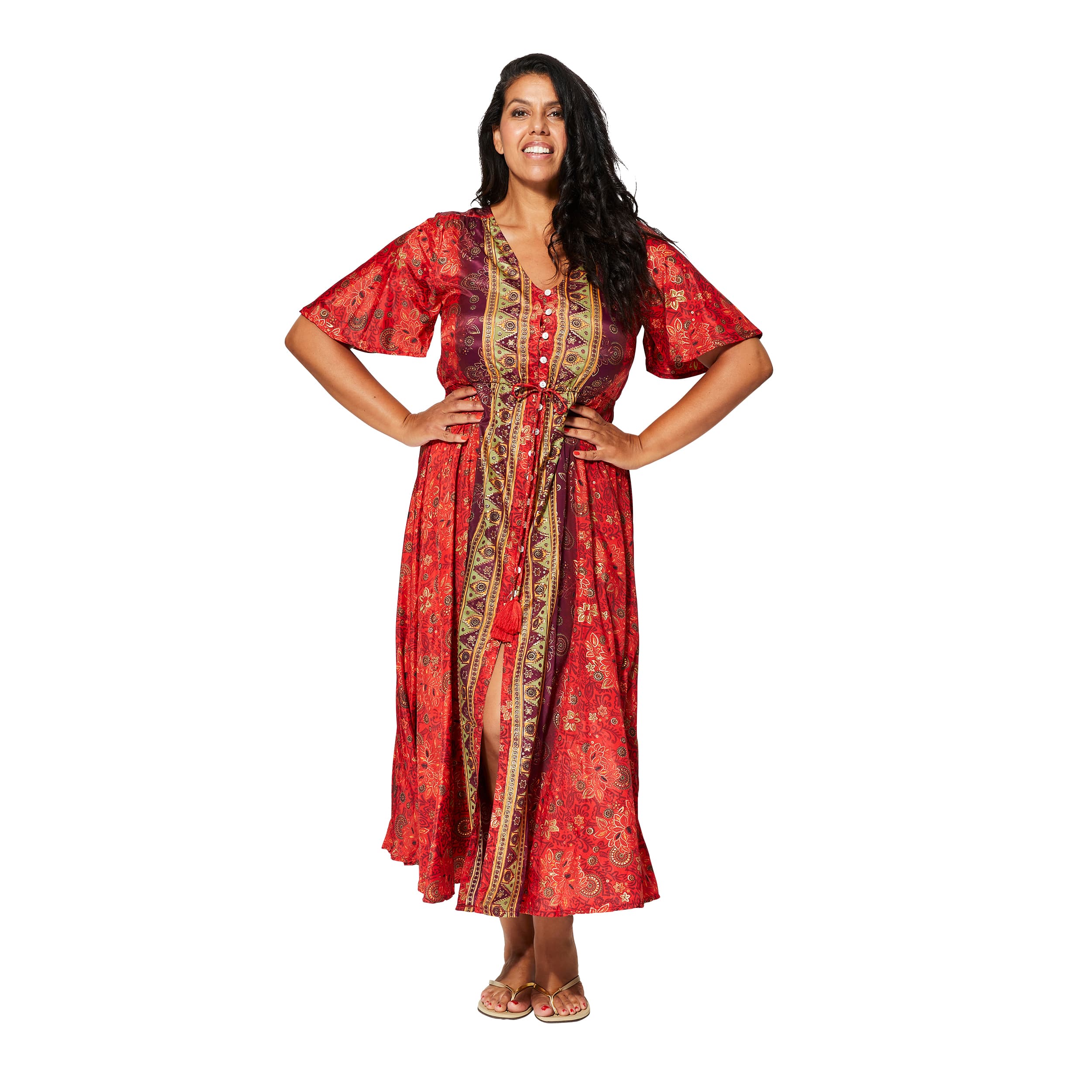 Robe été longue manches courtes Hester - Akoustik Online