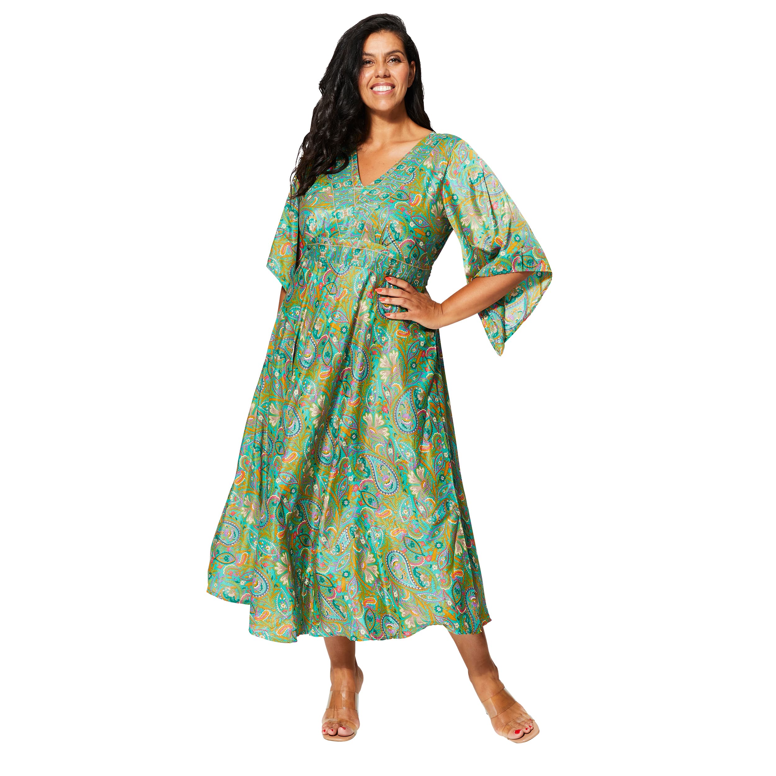 Robe été longue manches 3/4 Bernardo - Akoustik Online