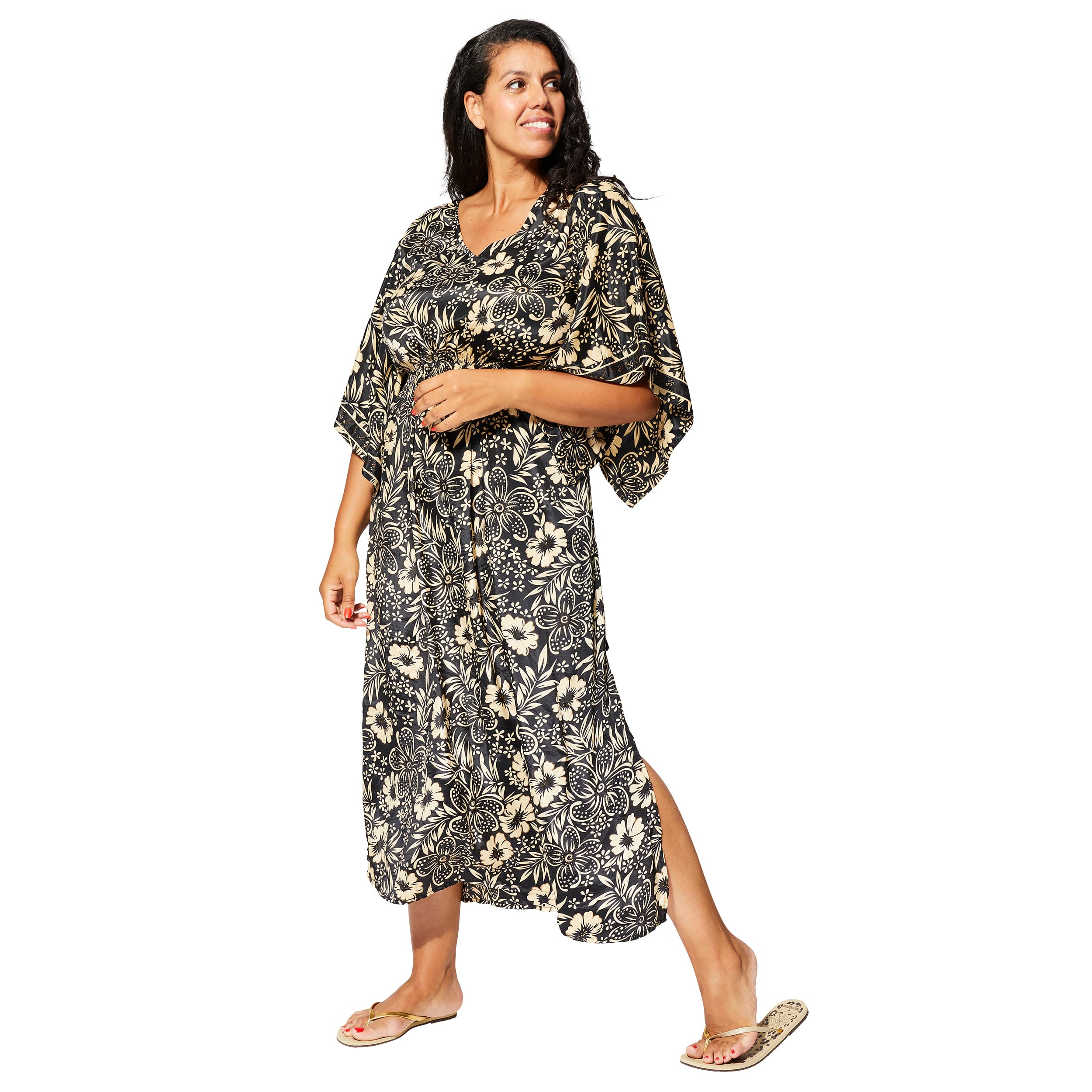 Robe été longue manches 3/4 Leocadia - Akoustik Online