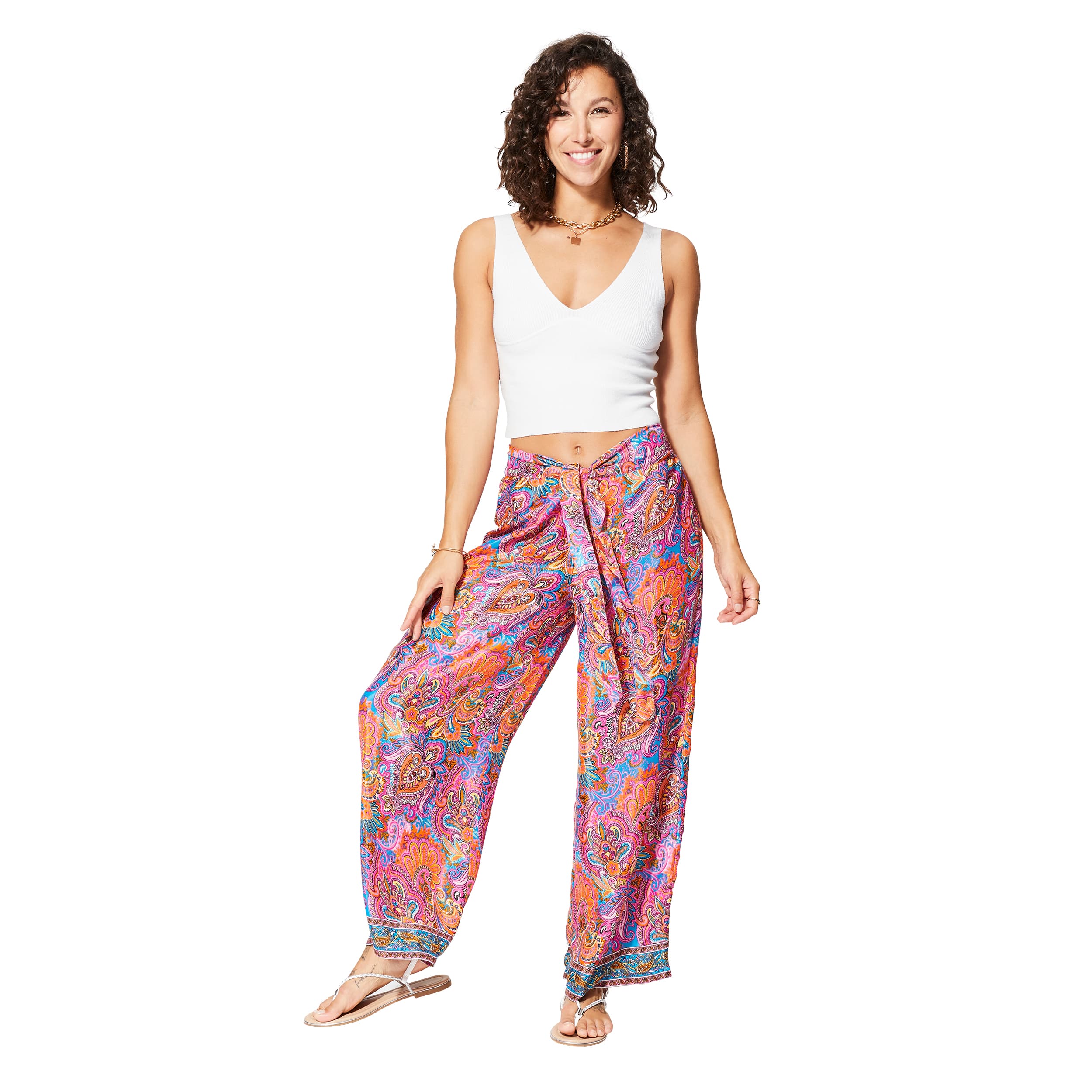 Pantalon été long Stephanie - 100% polyester - Akoustik Online