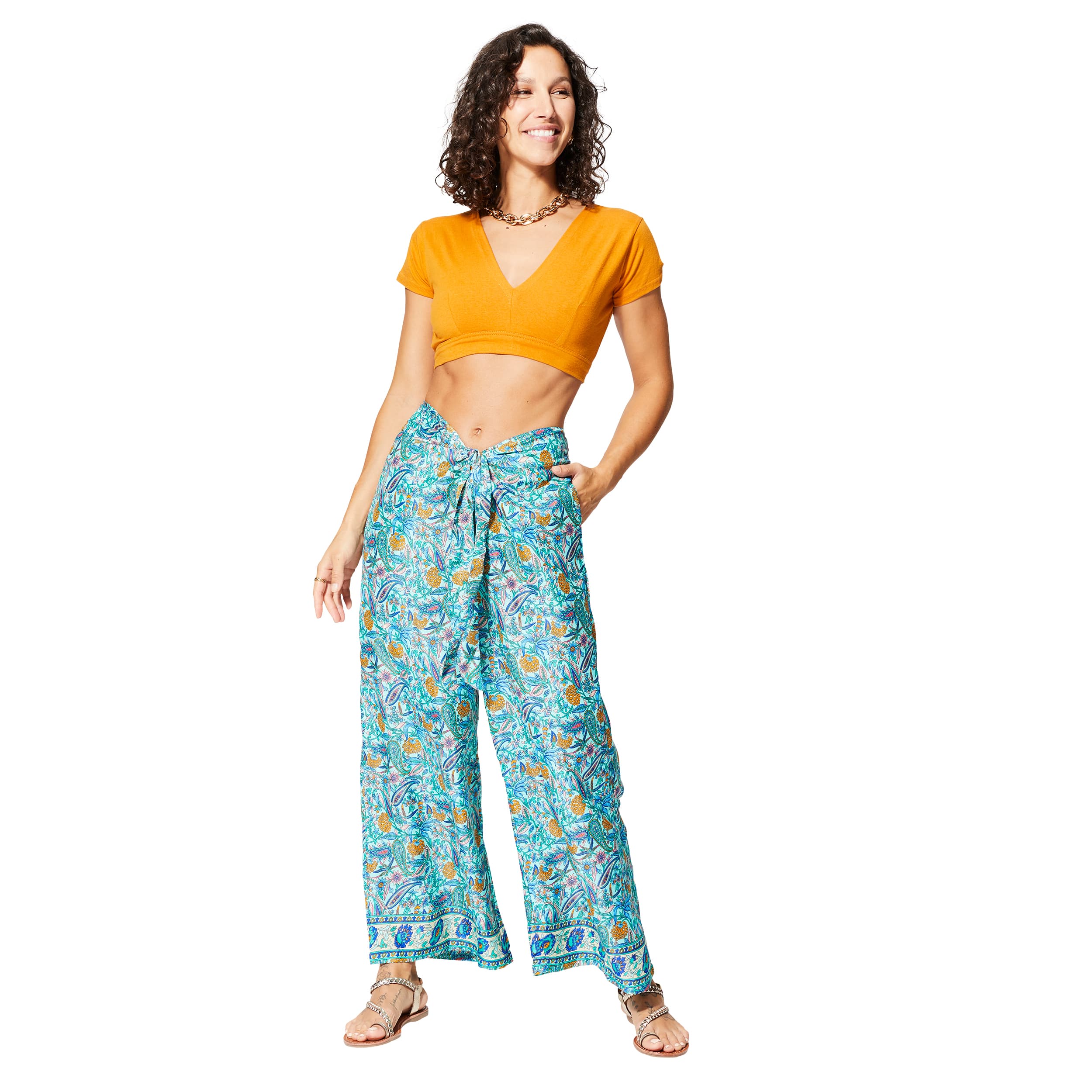 Pantalon été long Agathon - 100% polyester - Akoustik Online