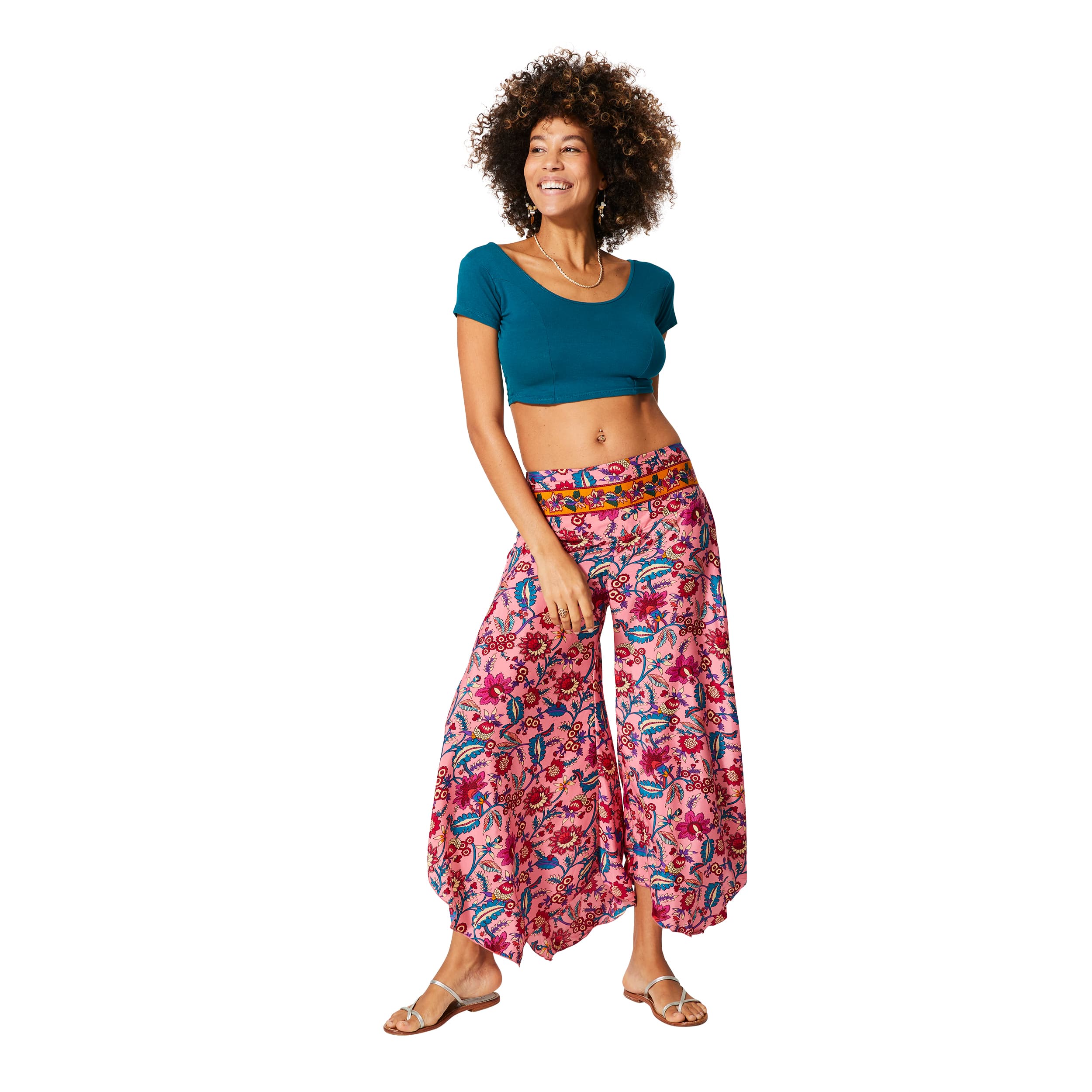 Pantalon été asymétrique Antonija - 100% polyester - Akoustik Online
