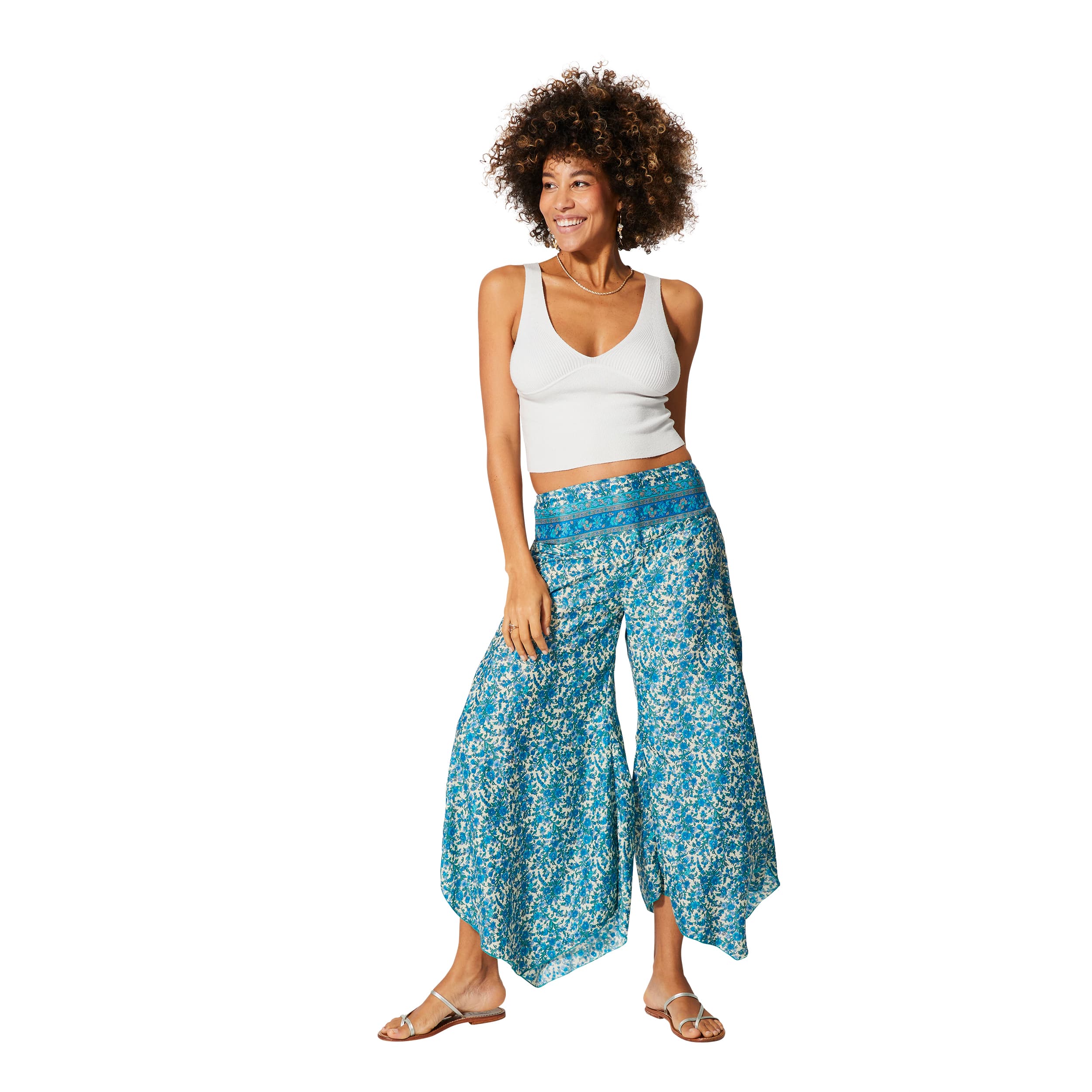 Pantalon été asymétrique Lyra - 100% polyester - Akoustik Online