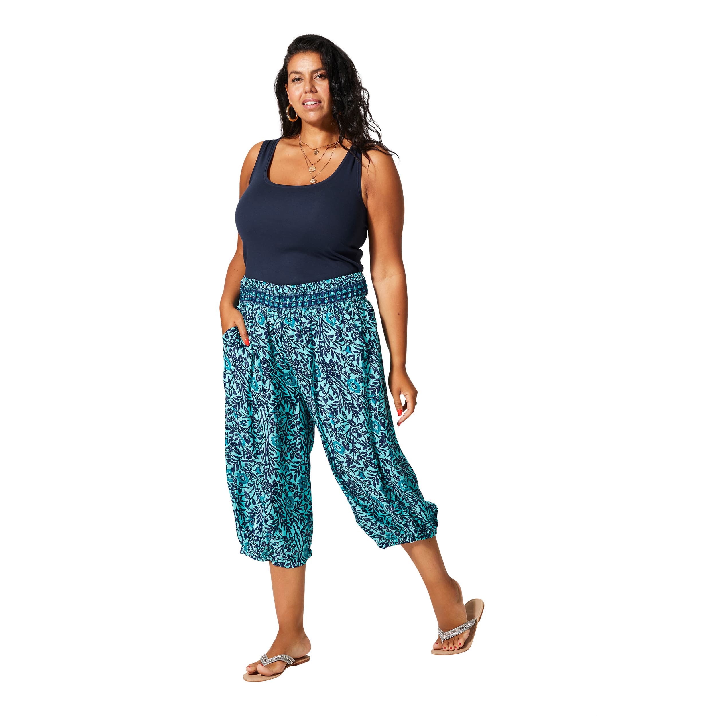 Pantalon été mi-long Marcellus - 100% polyester - Akoustik Online
