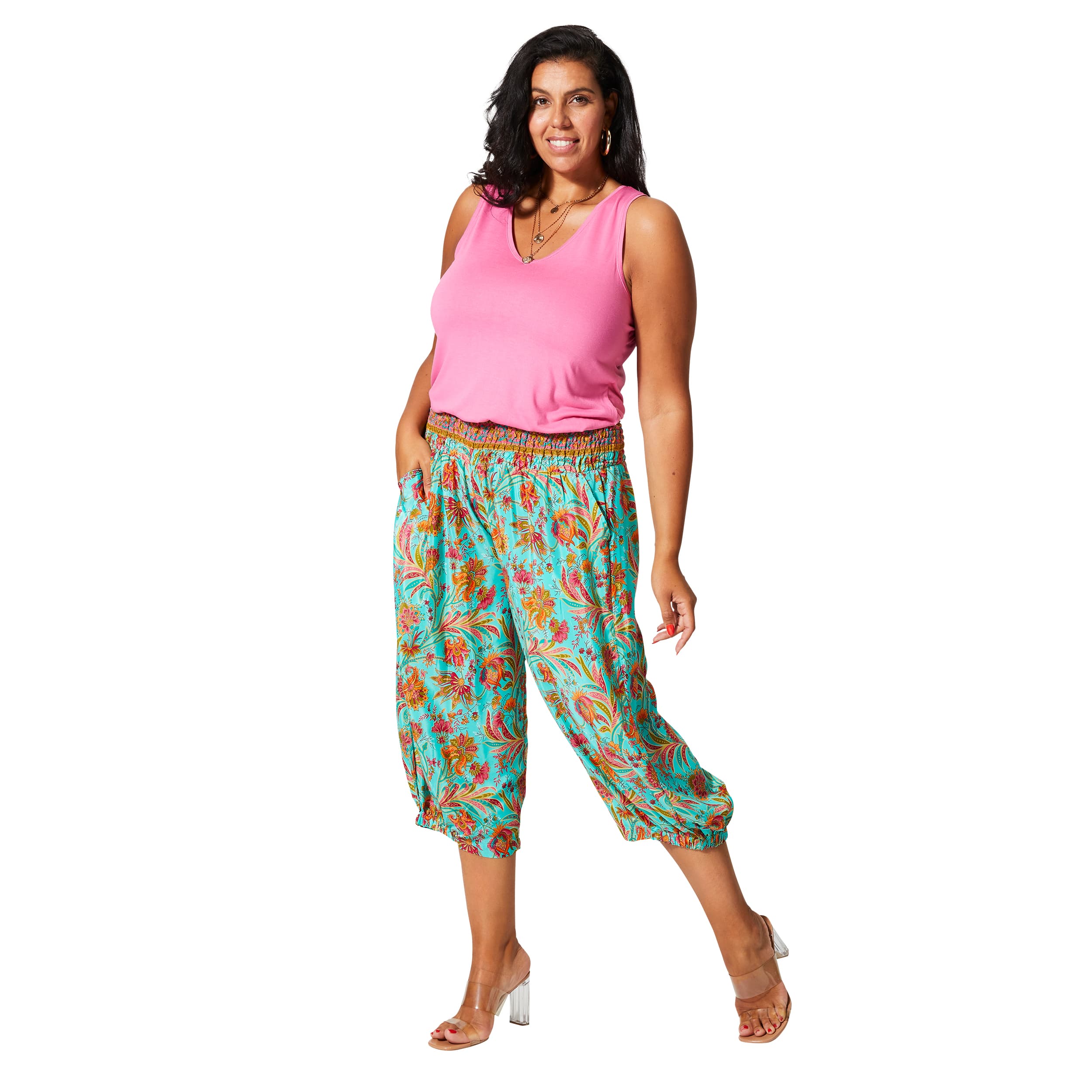 Pantalon été mi-long Isidore - 100% polyester - Akoustik Online