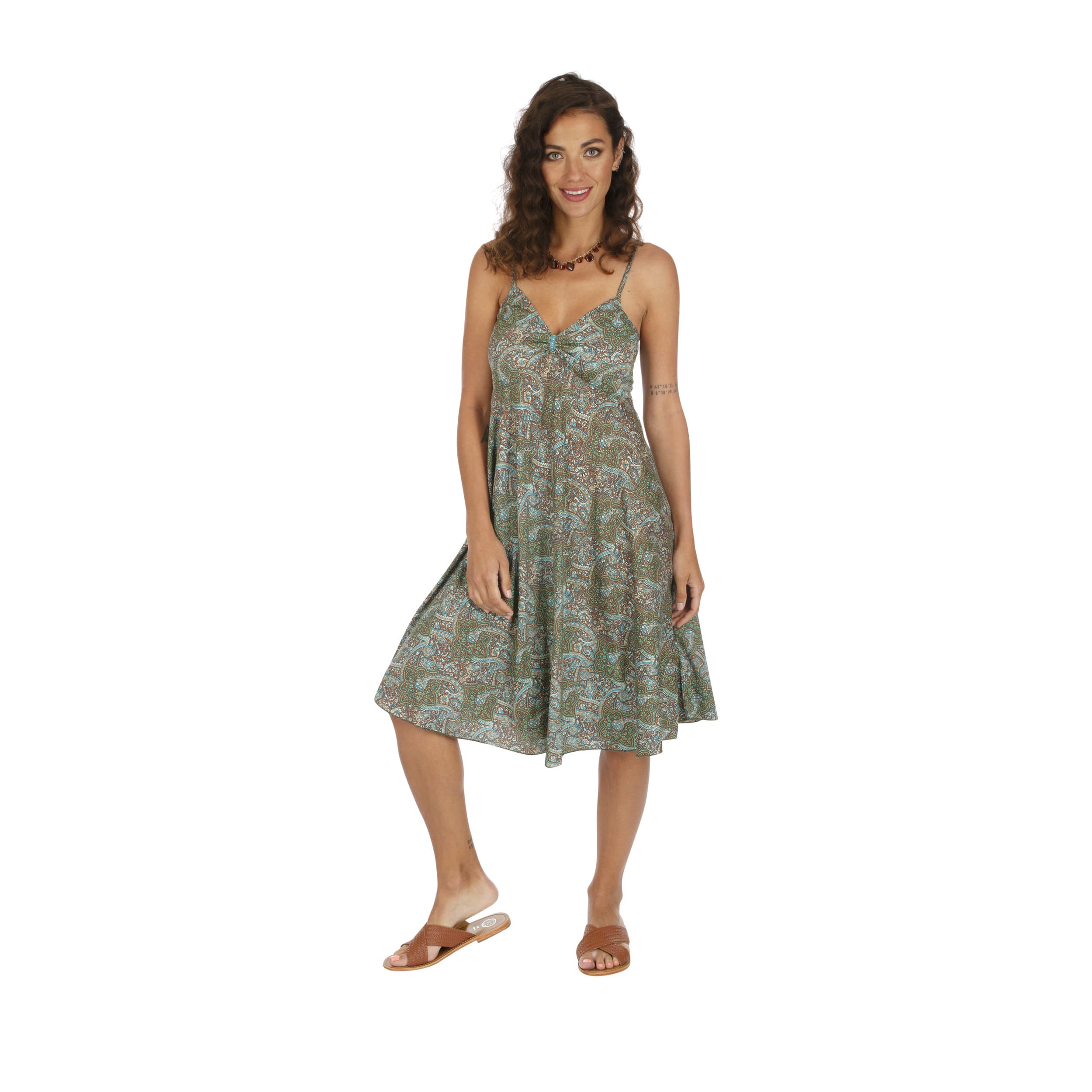 Robe été courte sans manches Lorri - 100% polyester - Akoustik Online