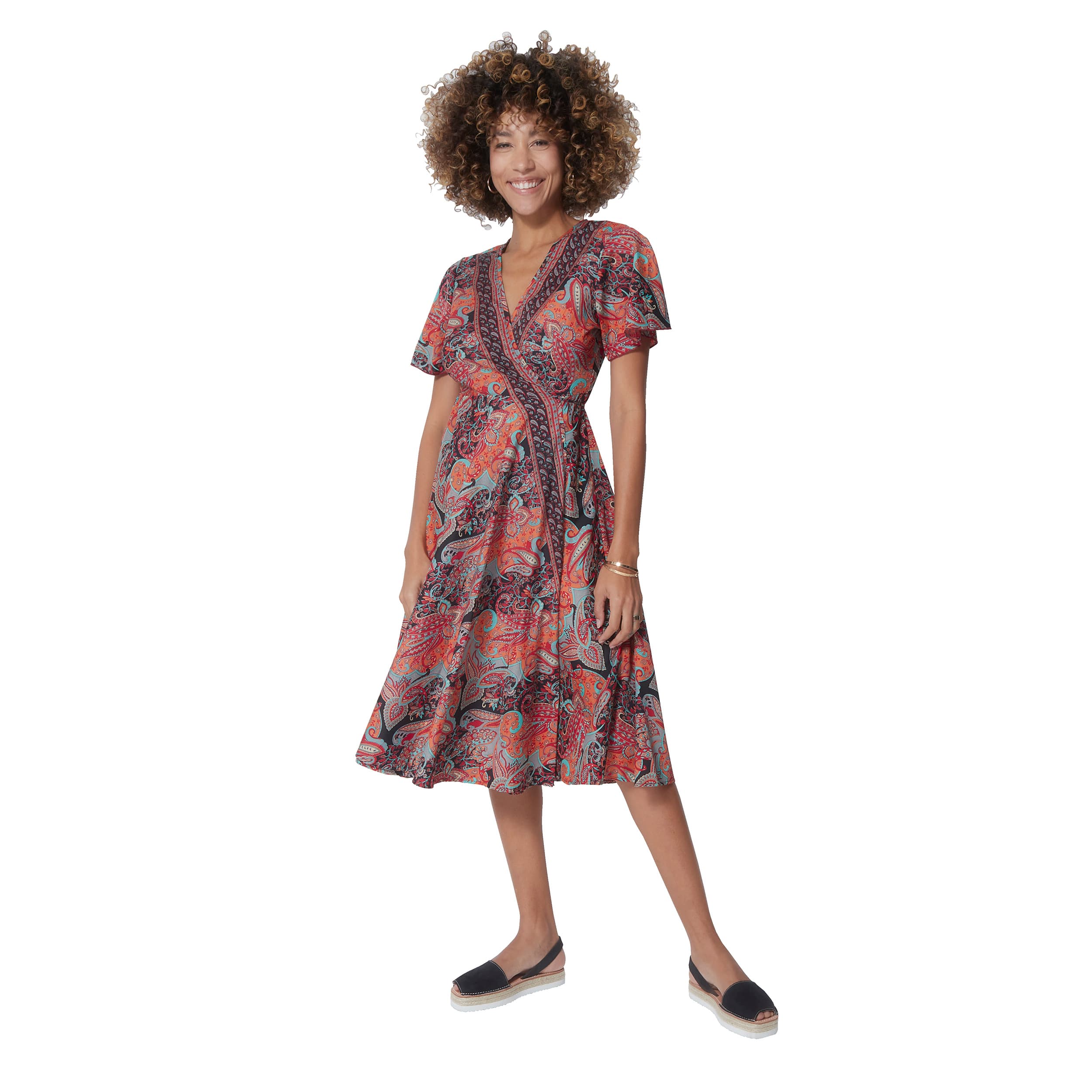 Robe été mi-longue manches courtes Jayde - Akoustik Online