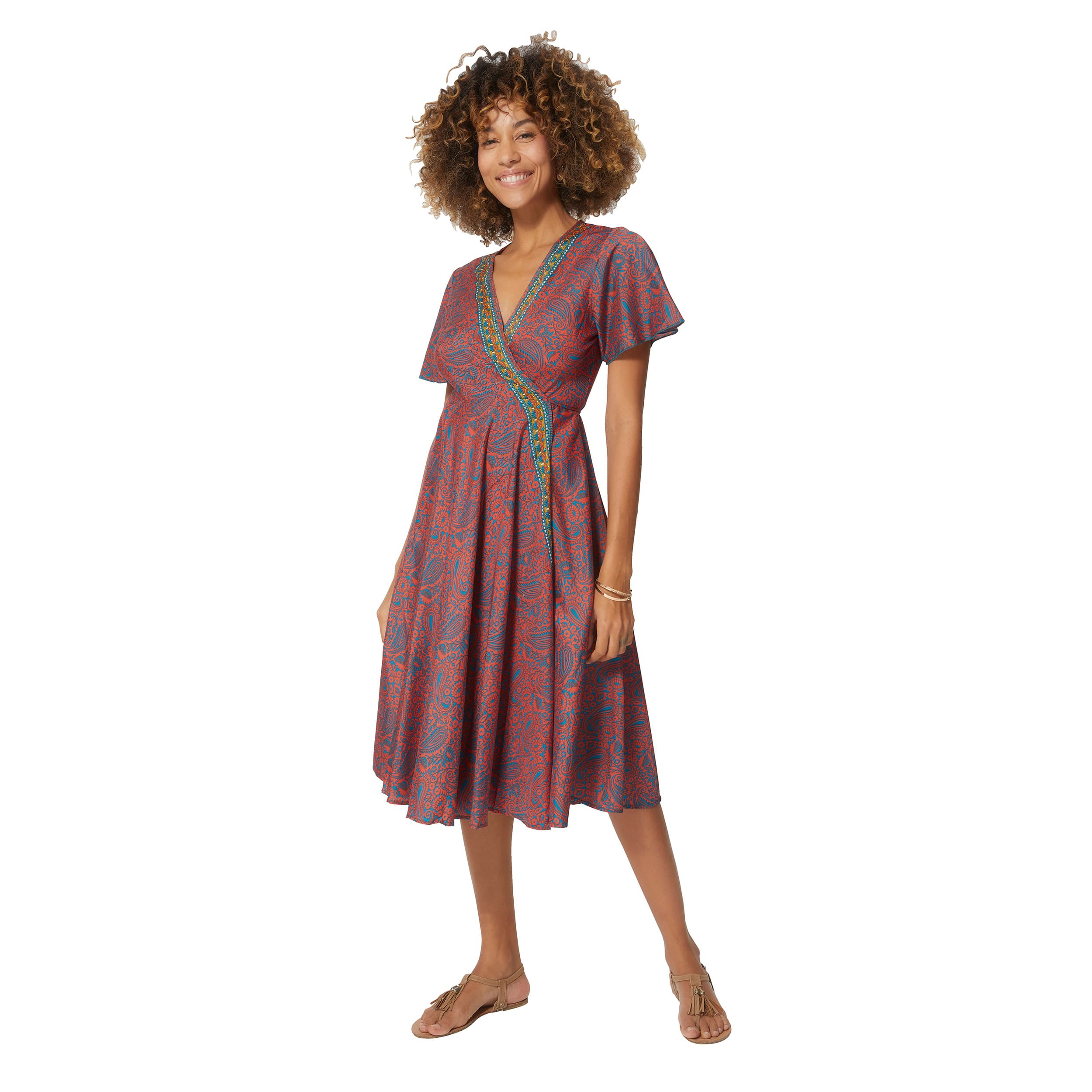 Robe été mi-longue manches courtes Zaylee - Akoustik Online