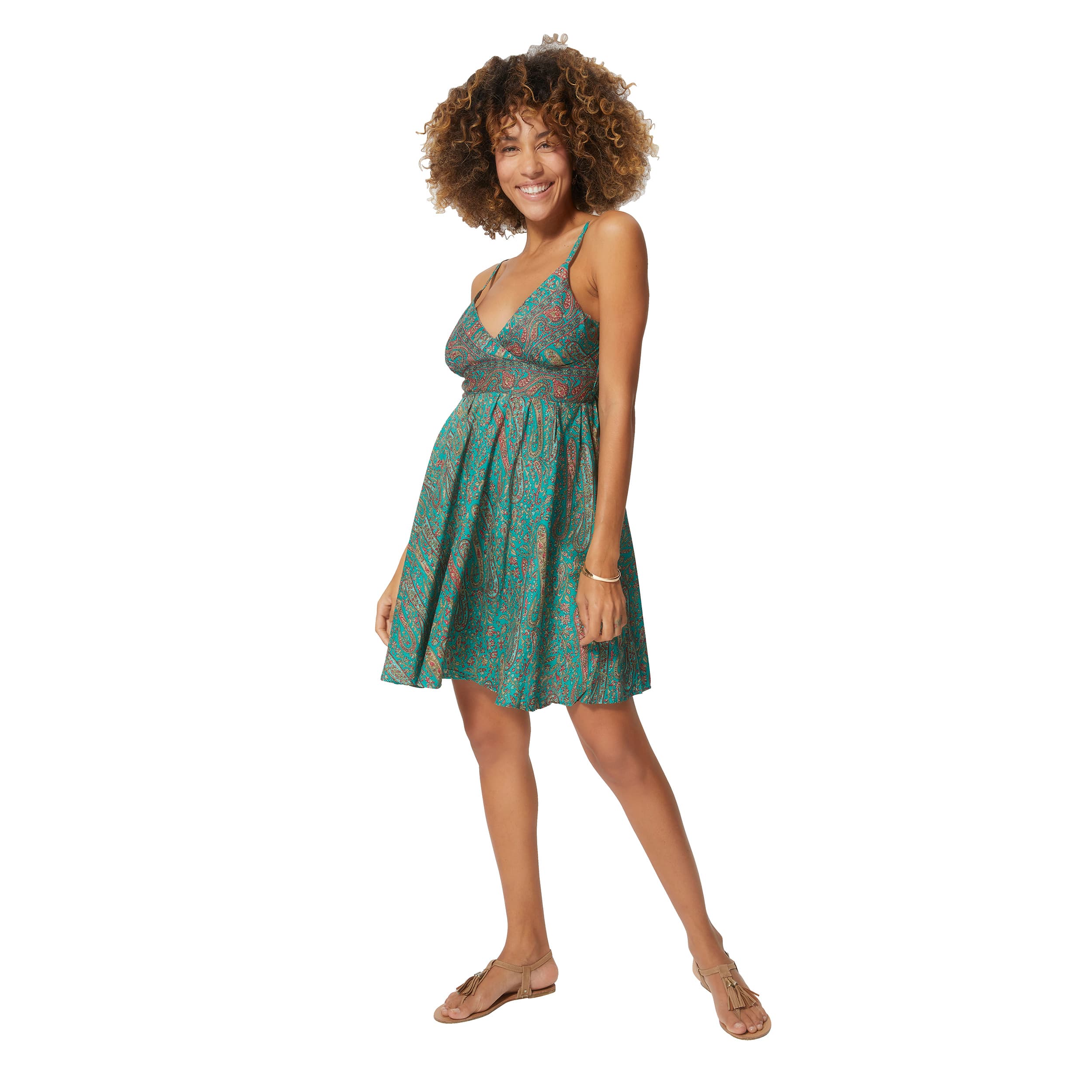 Robe été courte sans manches Eleanora - Petit Prix ! - Akoustik Online