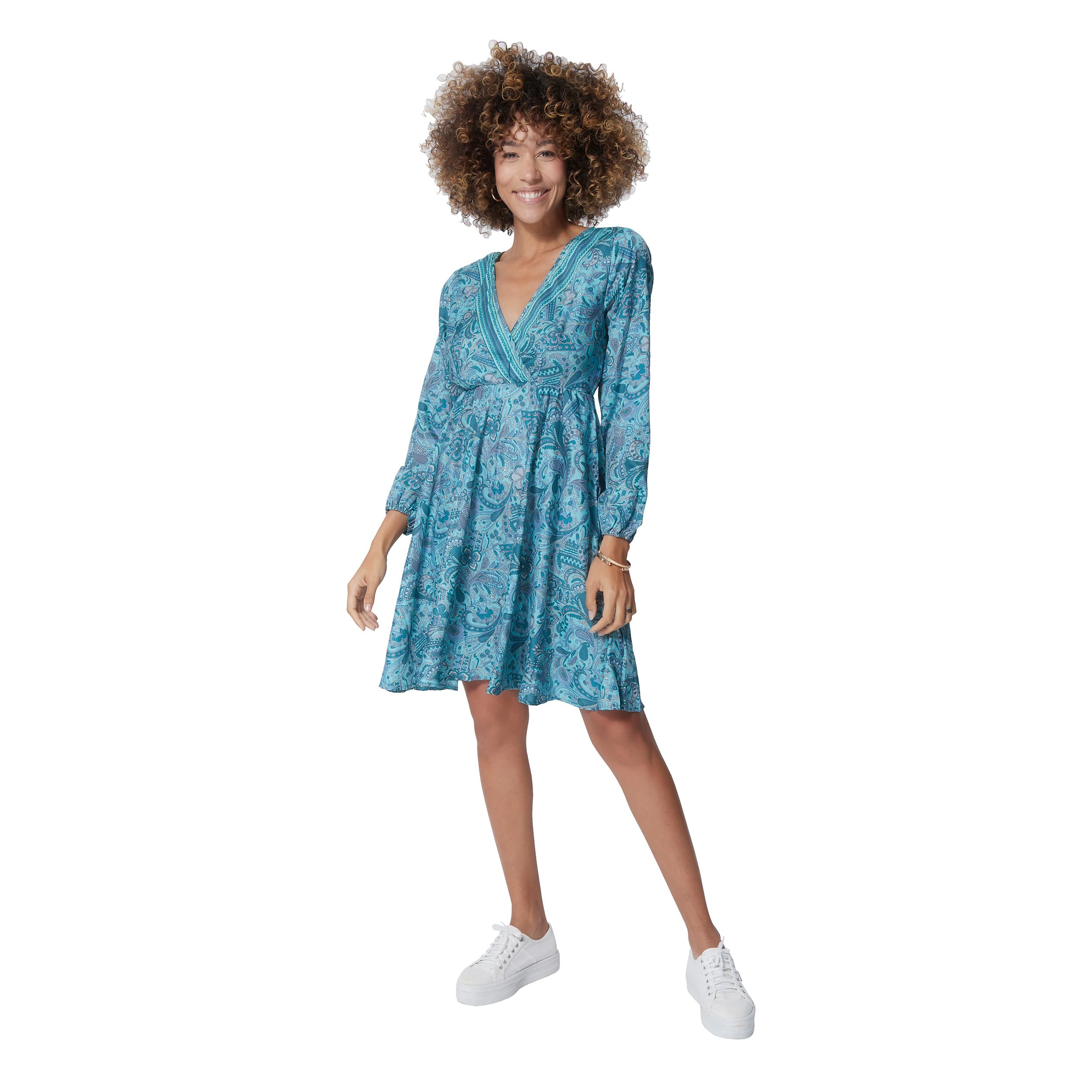 Robe été courte manches longues Duong - Petit Prix ! - Akoustik Online