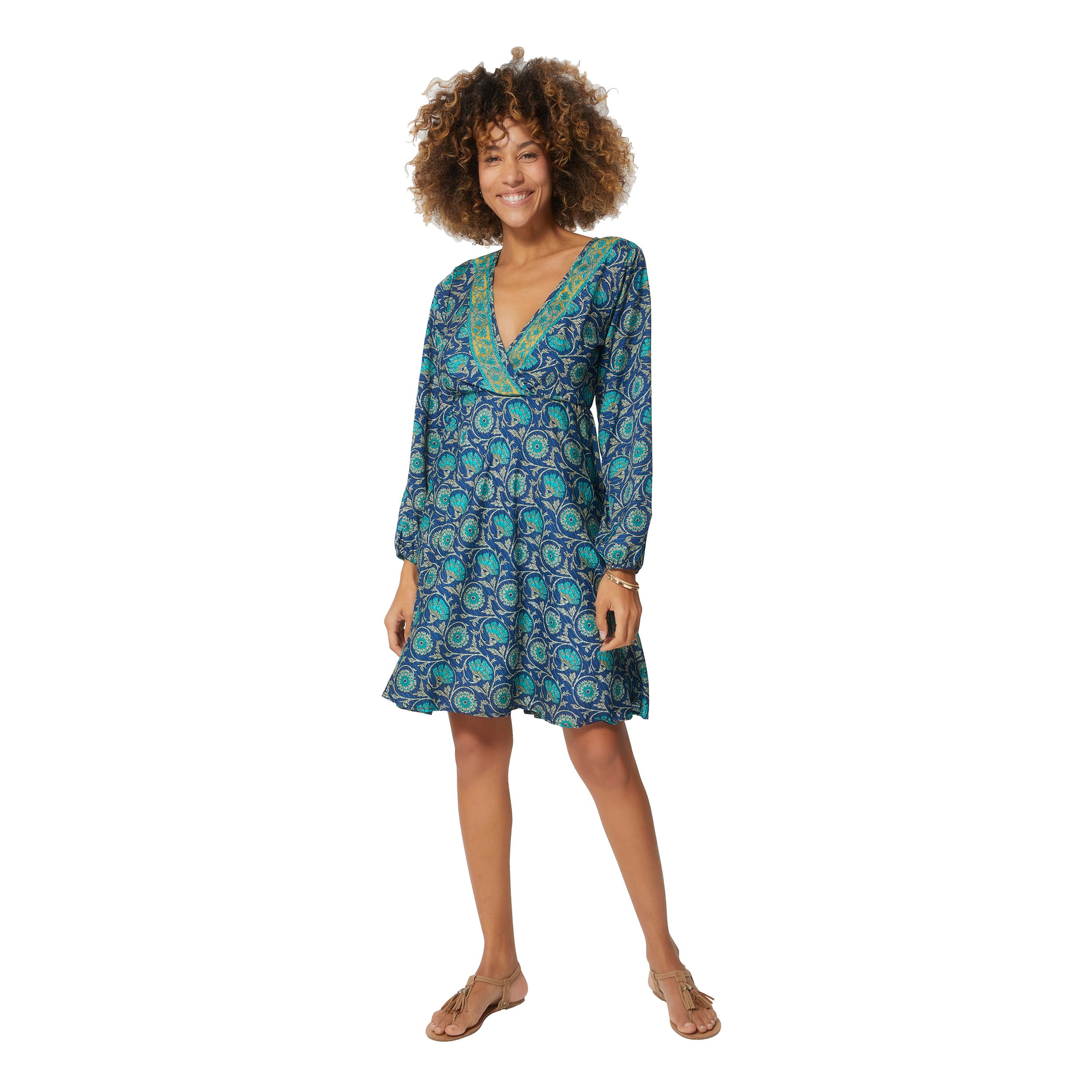 Robe été courte manches longues Maika - Petit Prix ! - Akoustik Online