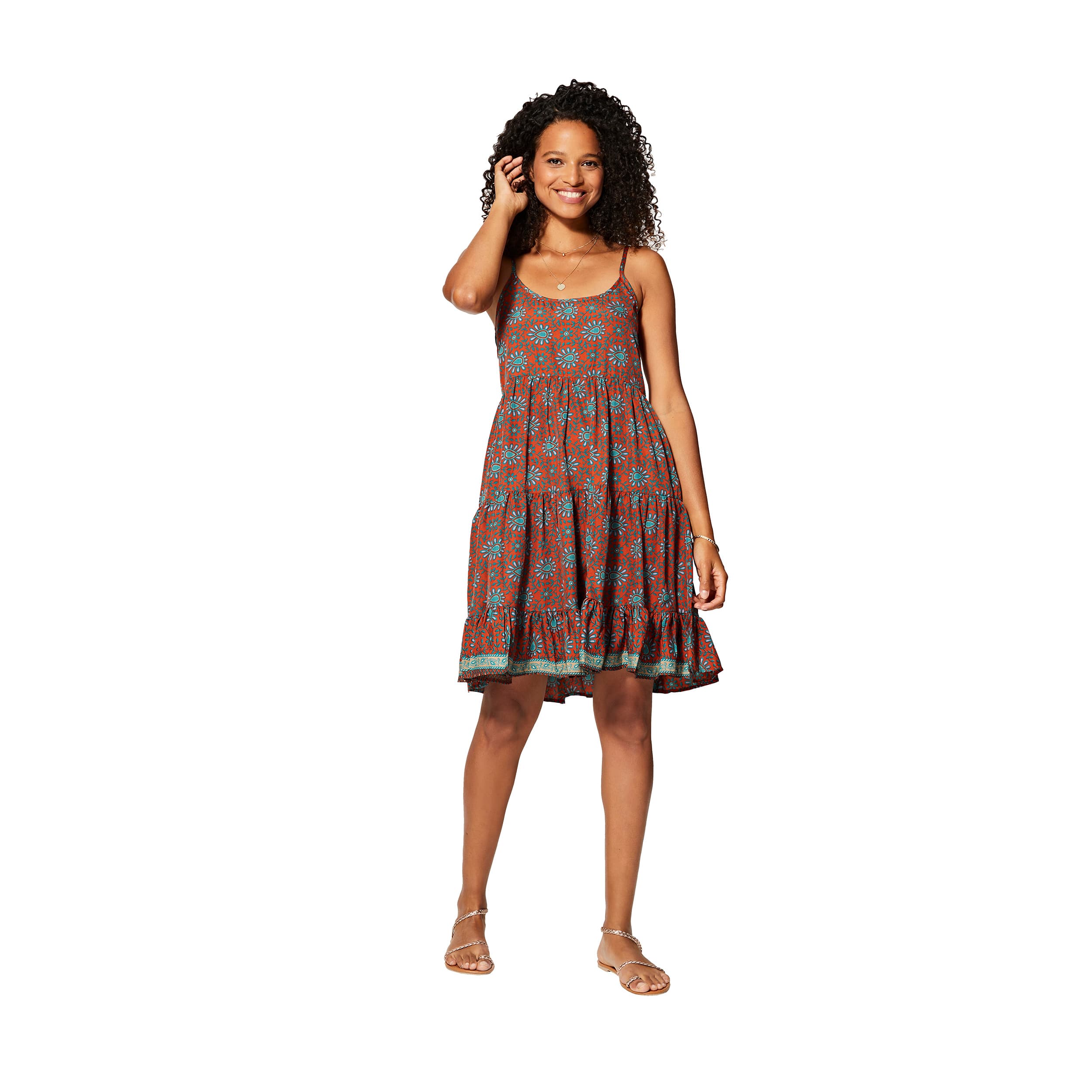 Robe été courte sans manches Vilko - 100% polyester - Akoustik Online