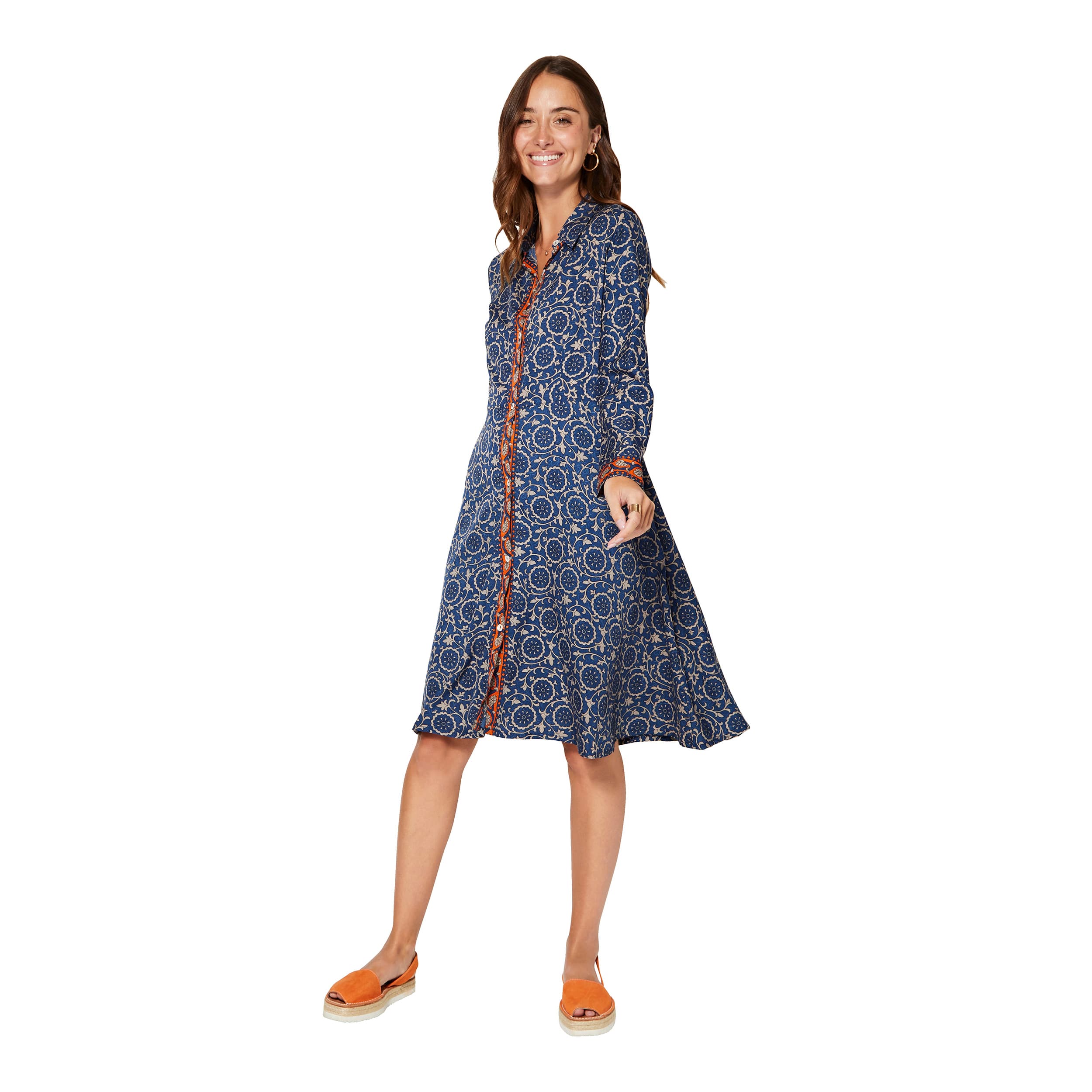 Robe été courte manches longues Nicole - Akoustik Online
