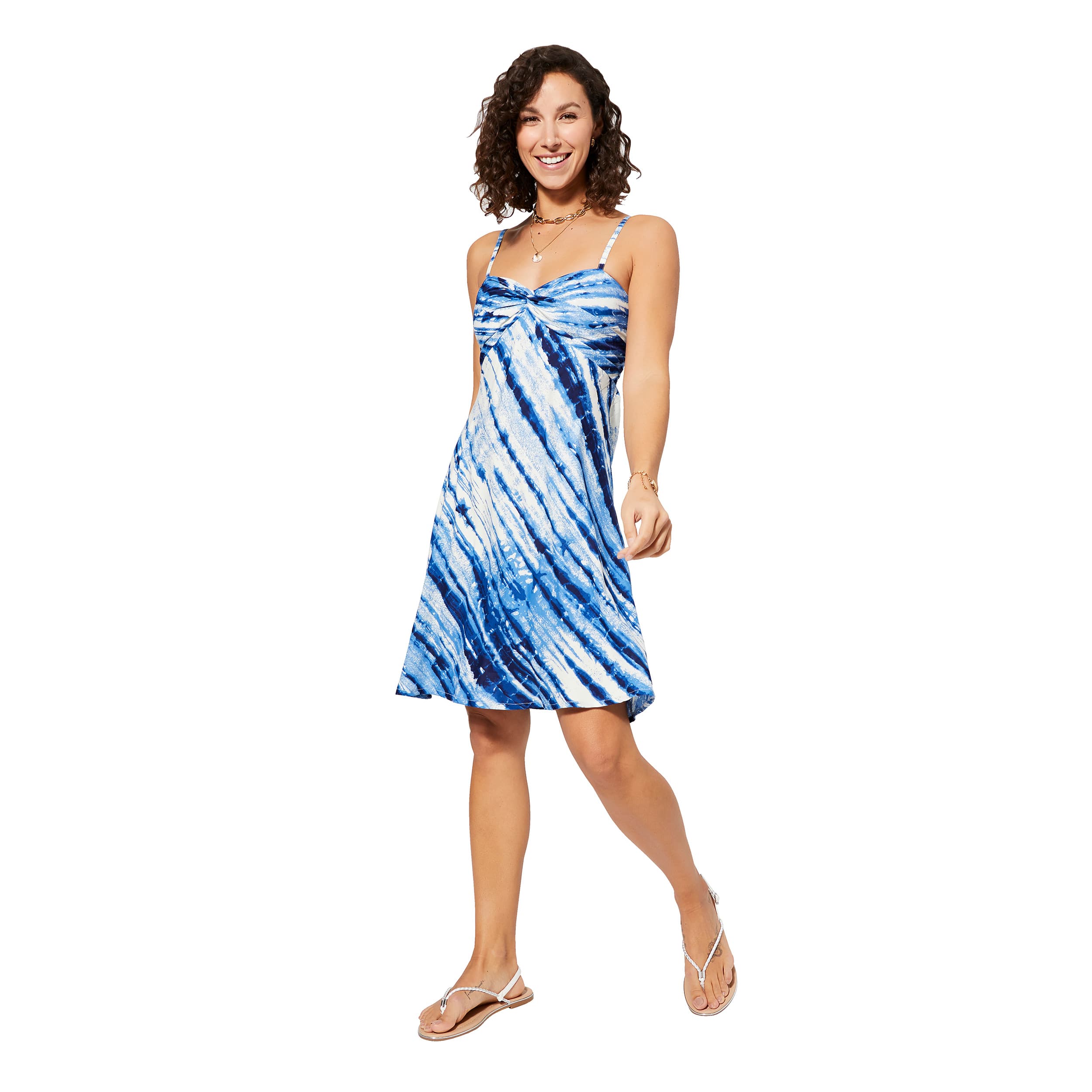 Robe été courte sans manches Irmak - 100% polyester - Akoustik Online