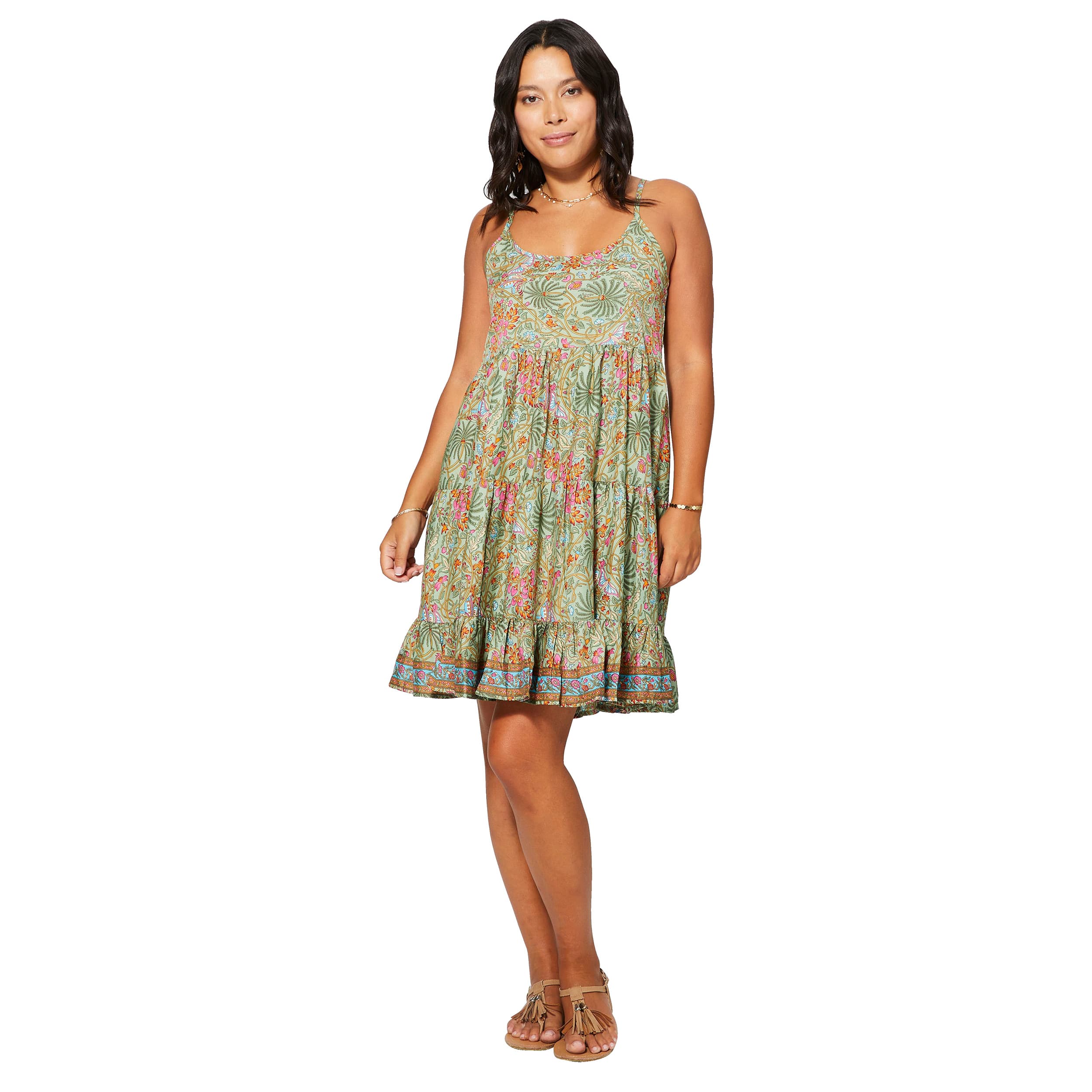Robe été courte sans manches Barb - 100% polyester - Akoustik Online