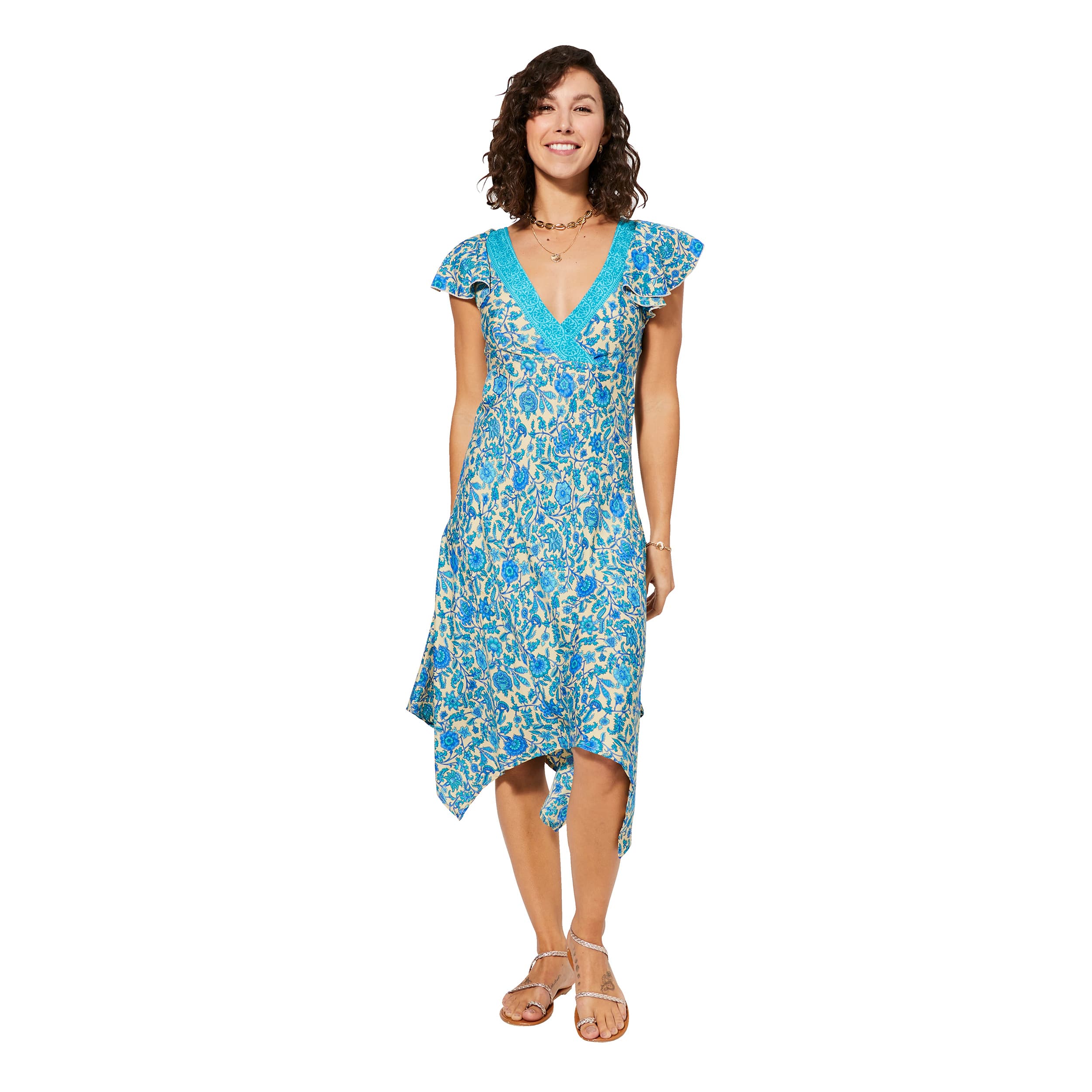 Robe été asymétrique manches courtes Owen - Akoustik Online