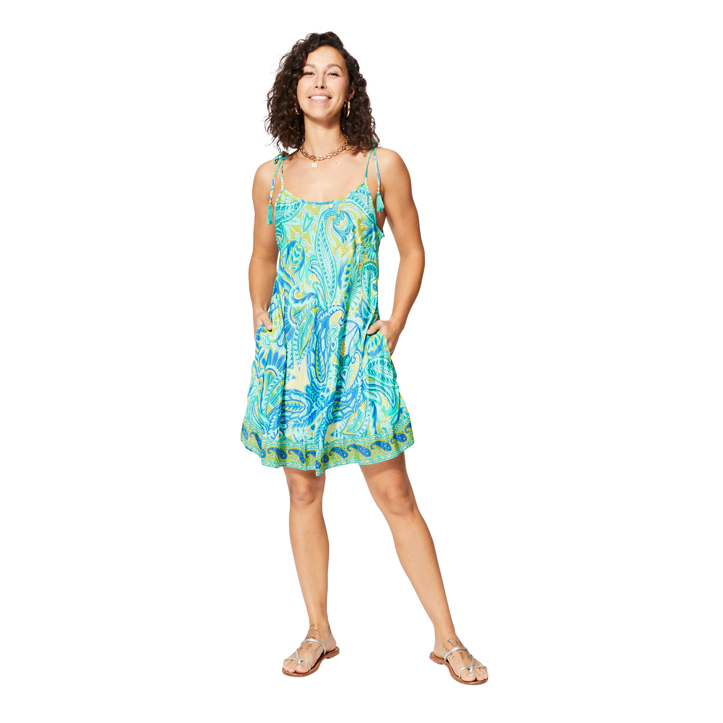 Robe été courte sans manches Eanraig - Akoustik Online