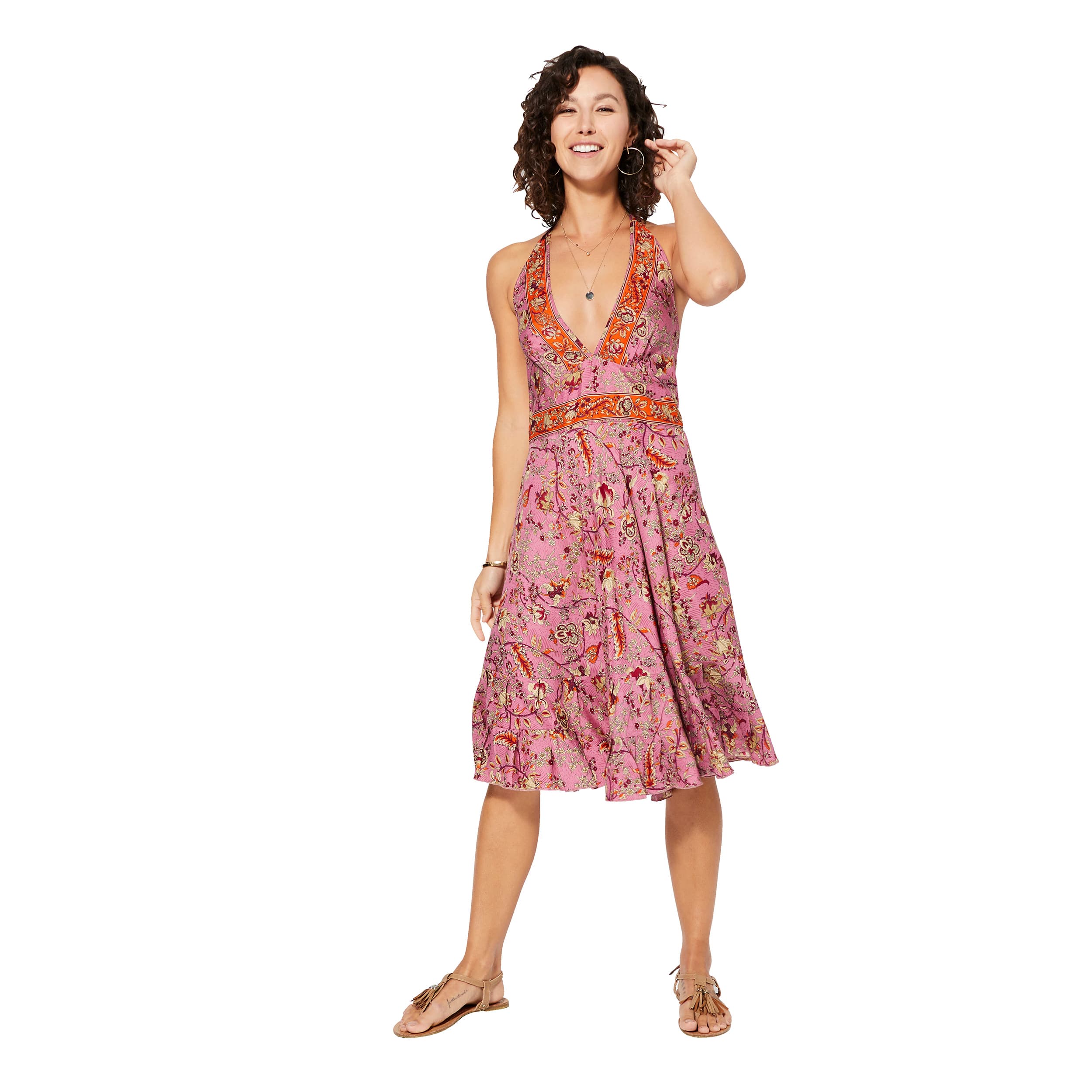 Robe été courte sans manches Baruch - 100% polyester - Akoustik Online