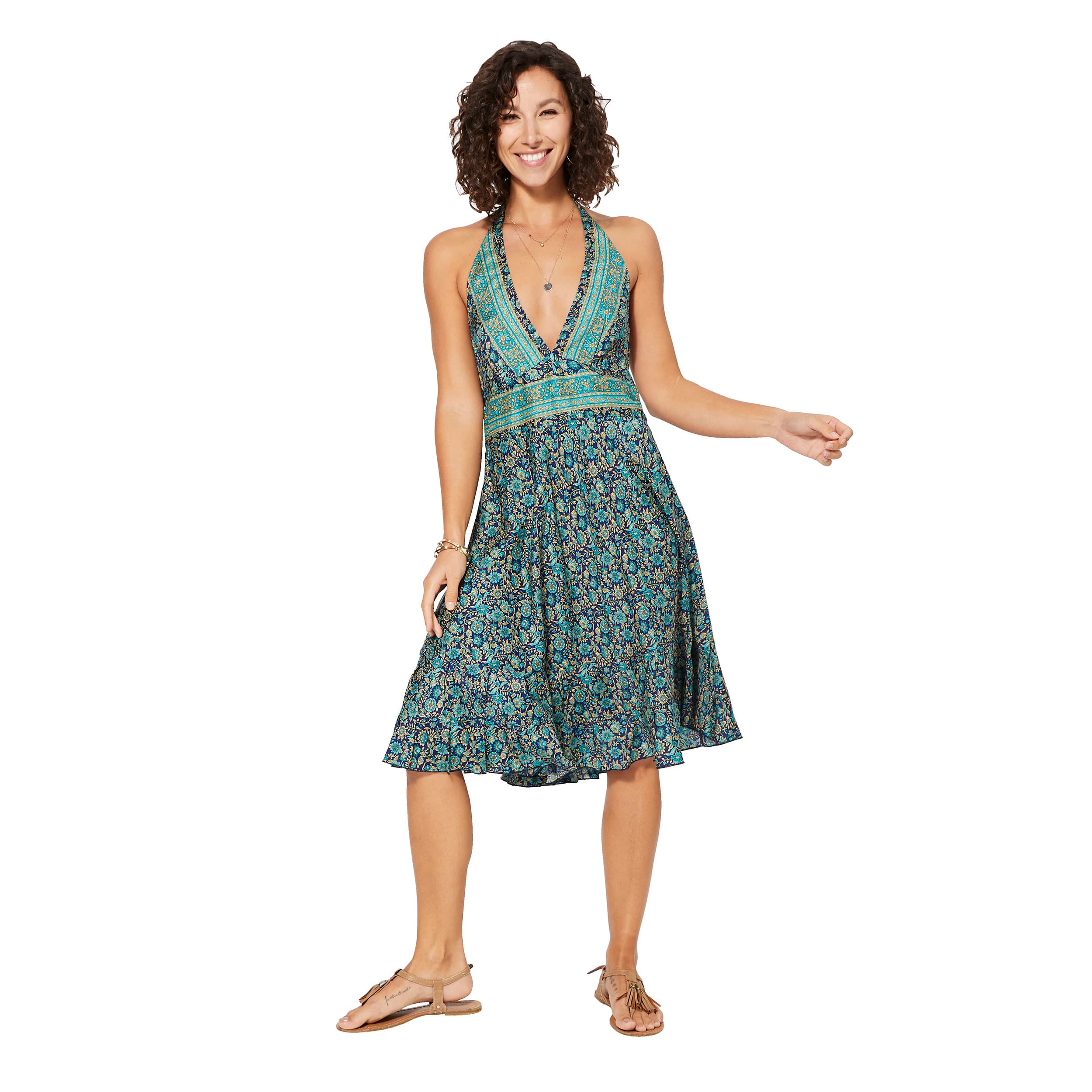 Robe été courte sans manches Ethalyn - Akoustik Online