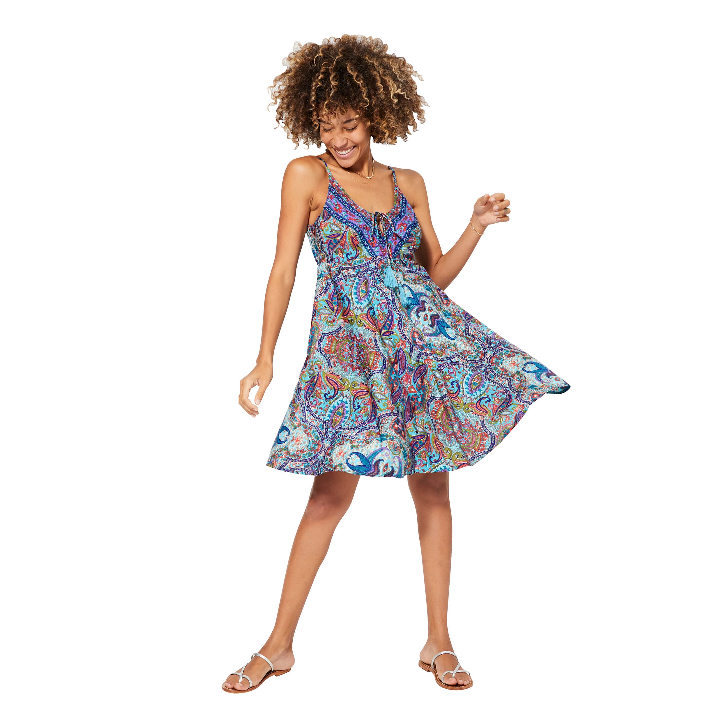 Robe été courte sans manches Béibhinn - Akoustik Online