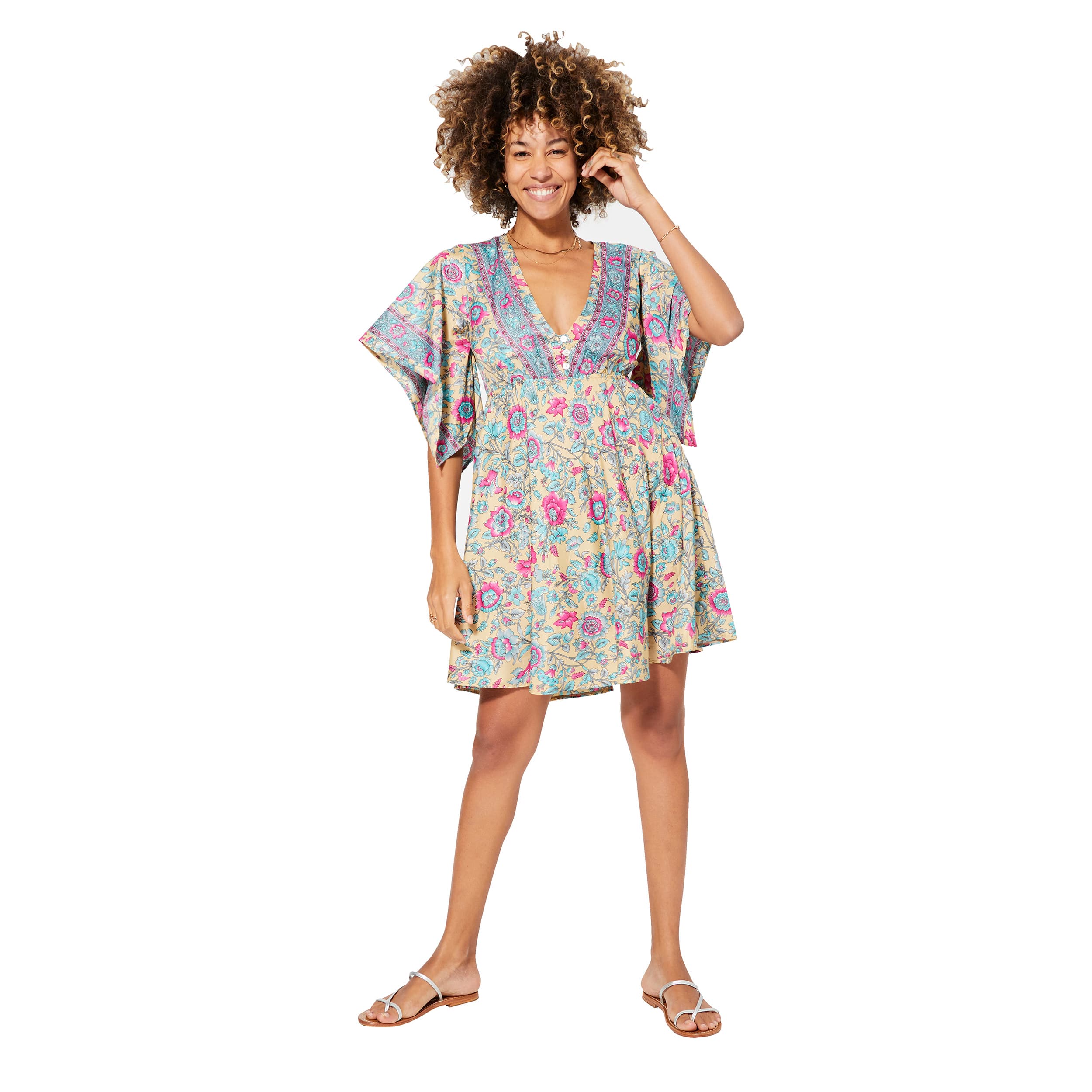 Robe été courte manches courtes Caden - Akoustik Online