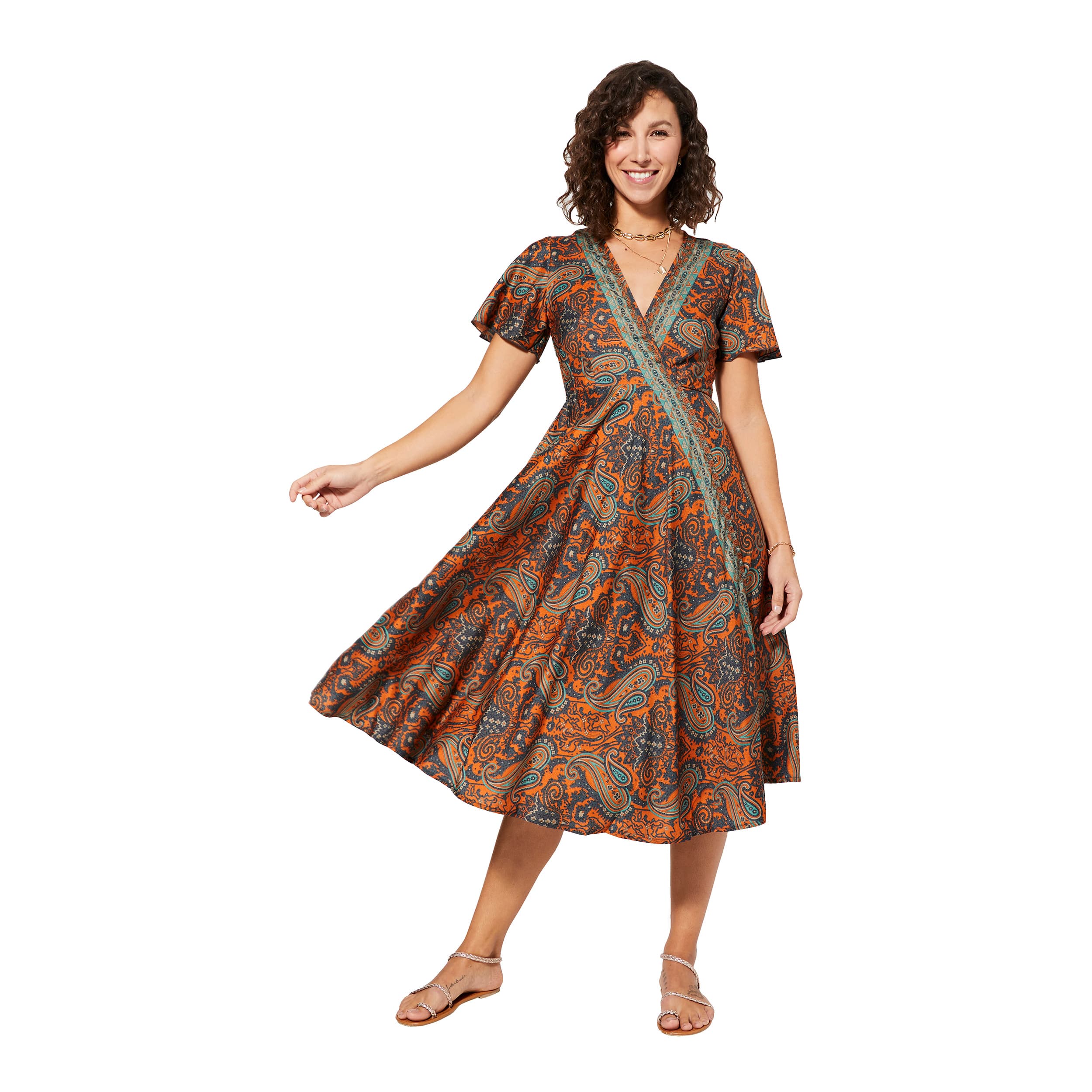 Robe été mi-longue manches courtes Berna - Akoustik Online