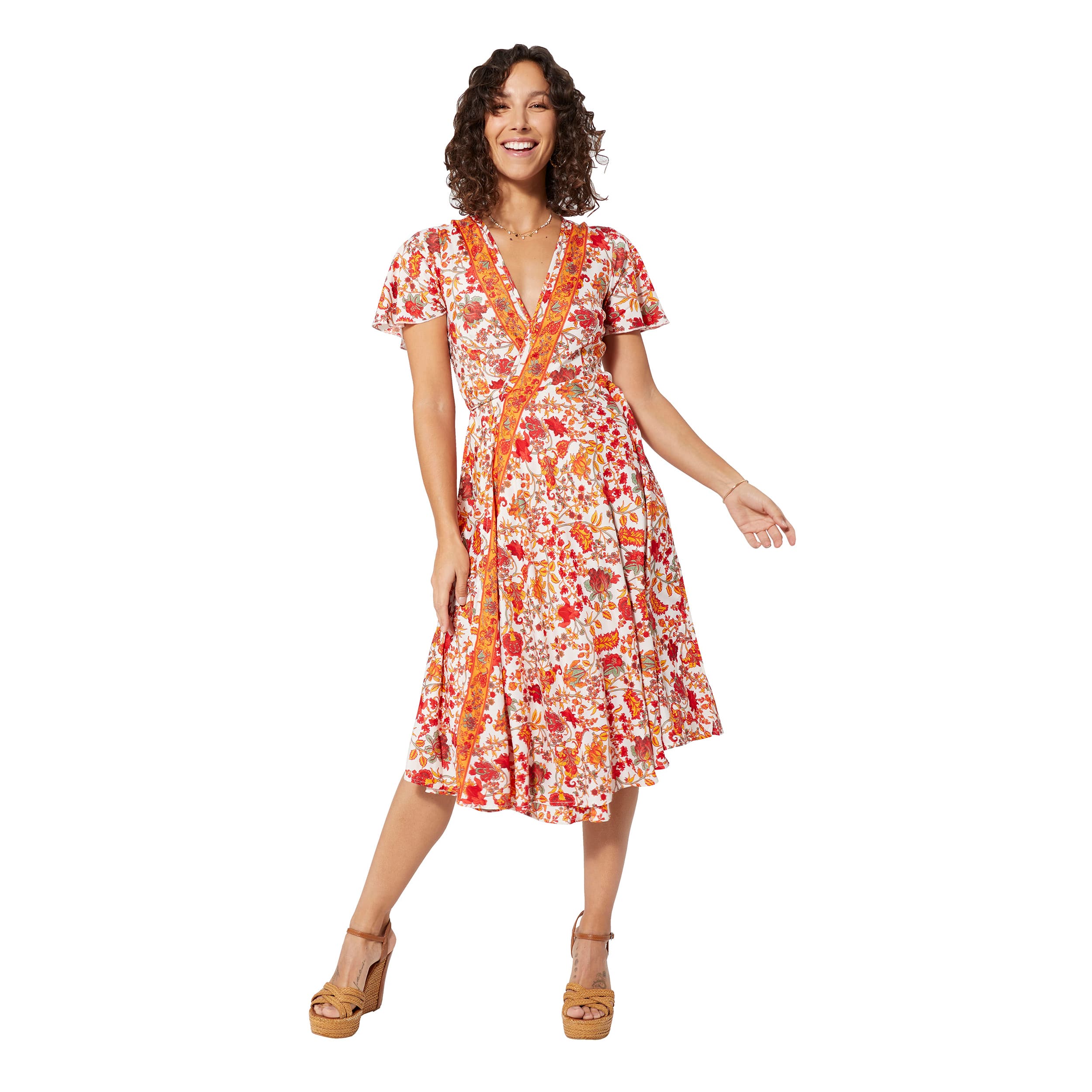 Robe été mi-longue manches courtes Emely - Akoustik Online