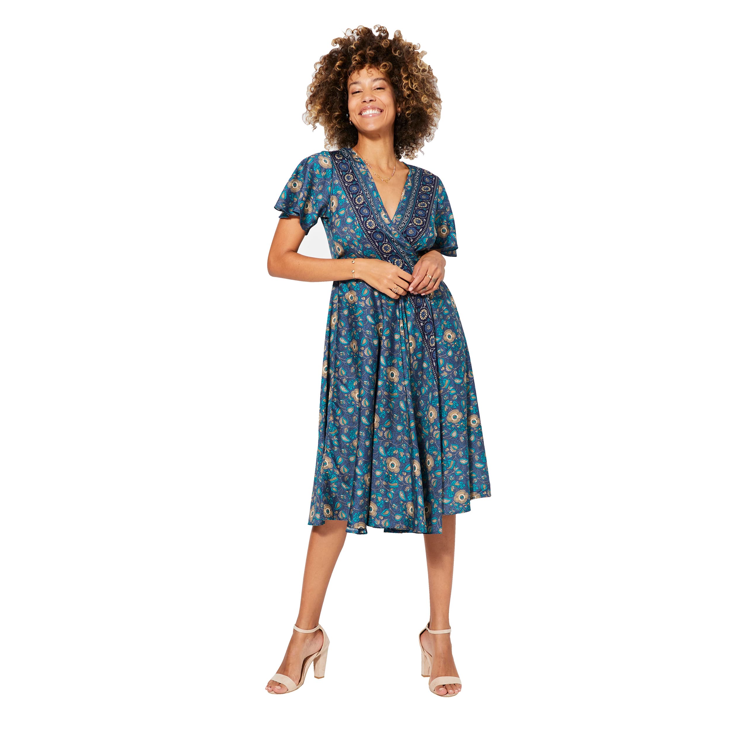 Robe été mi-longue manches courtes Baldwin - Akoustik Online