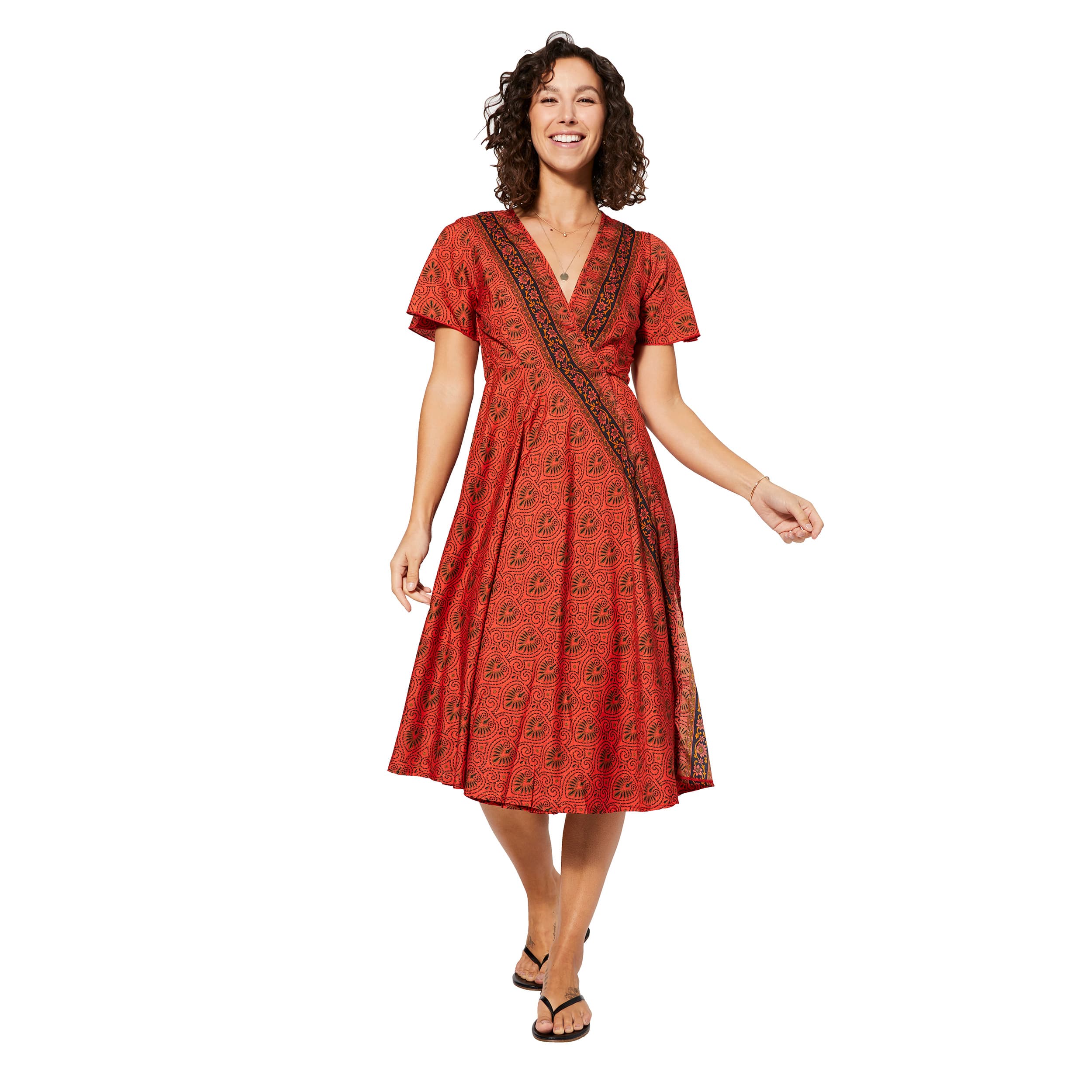 Robe été mi-longue manches courtes Clio - Akoustik Online