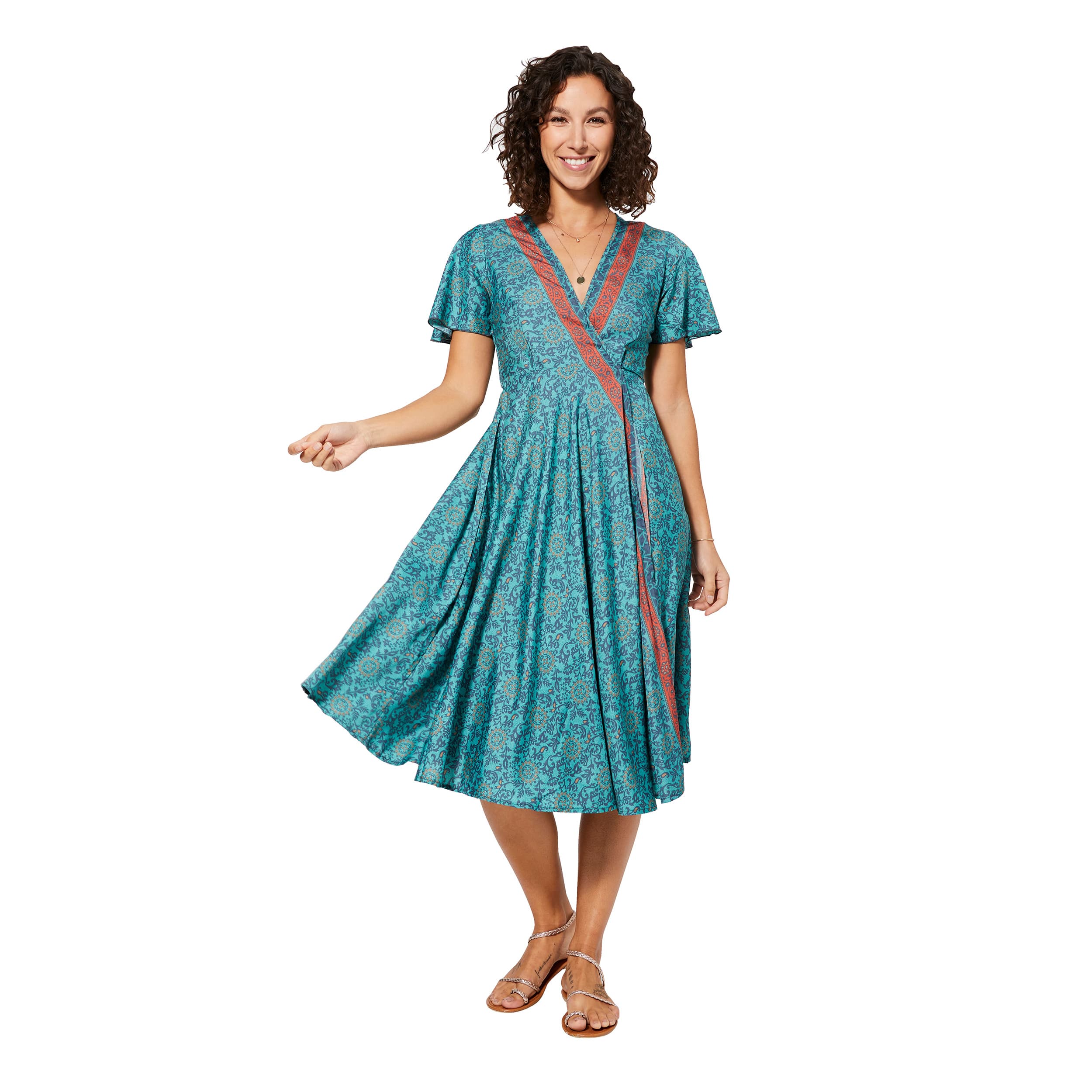 Robe été mi-longue manches courtes Simcha - Akoustik Online