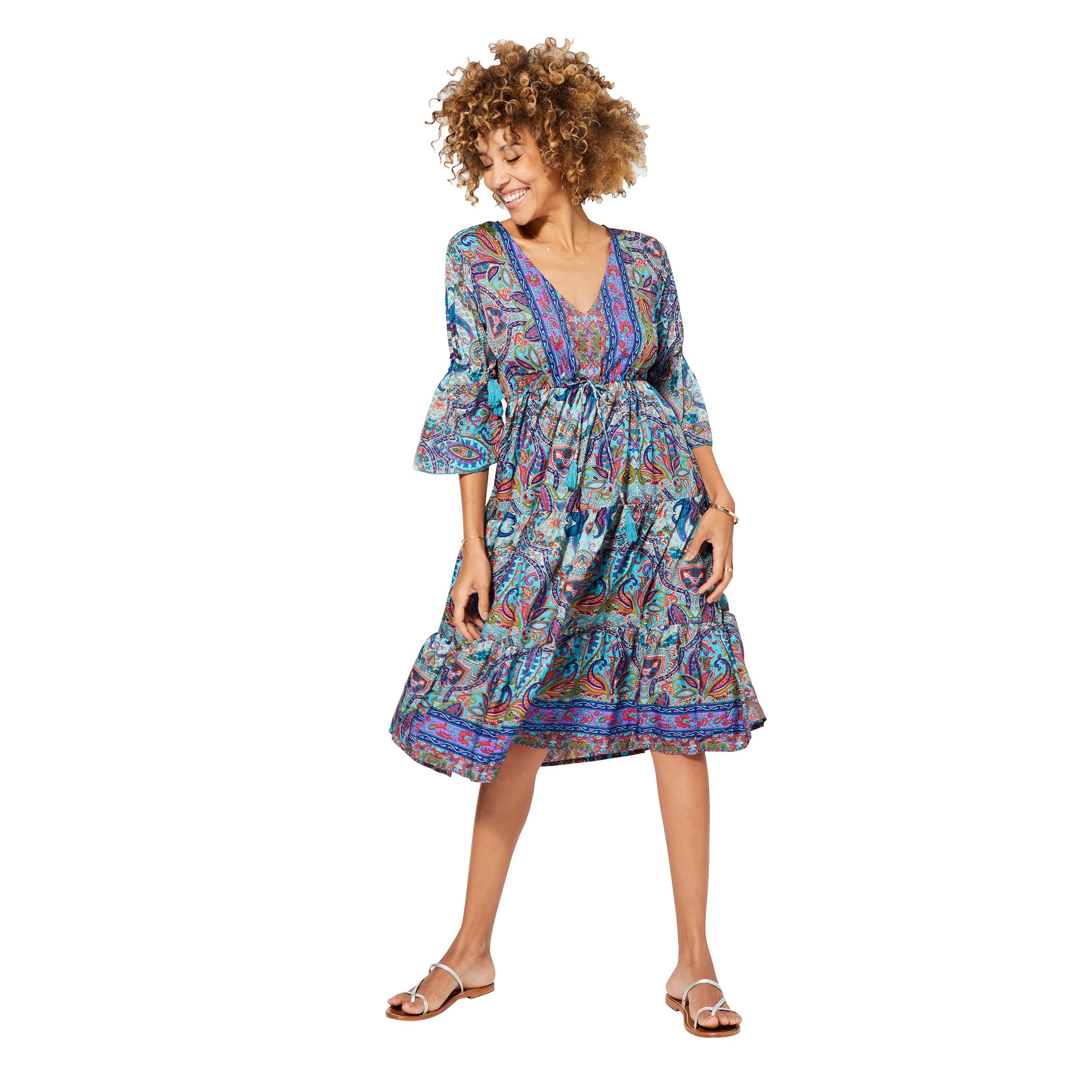 Robe été mi-longue manches 3/4 Tecumseh - Akoustik Online