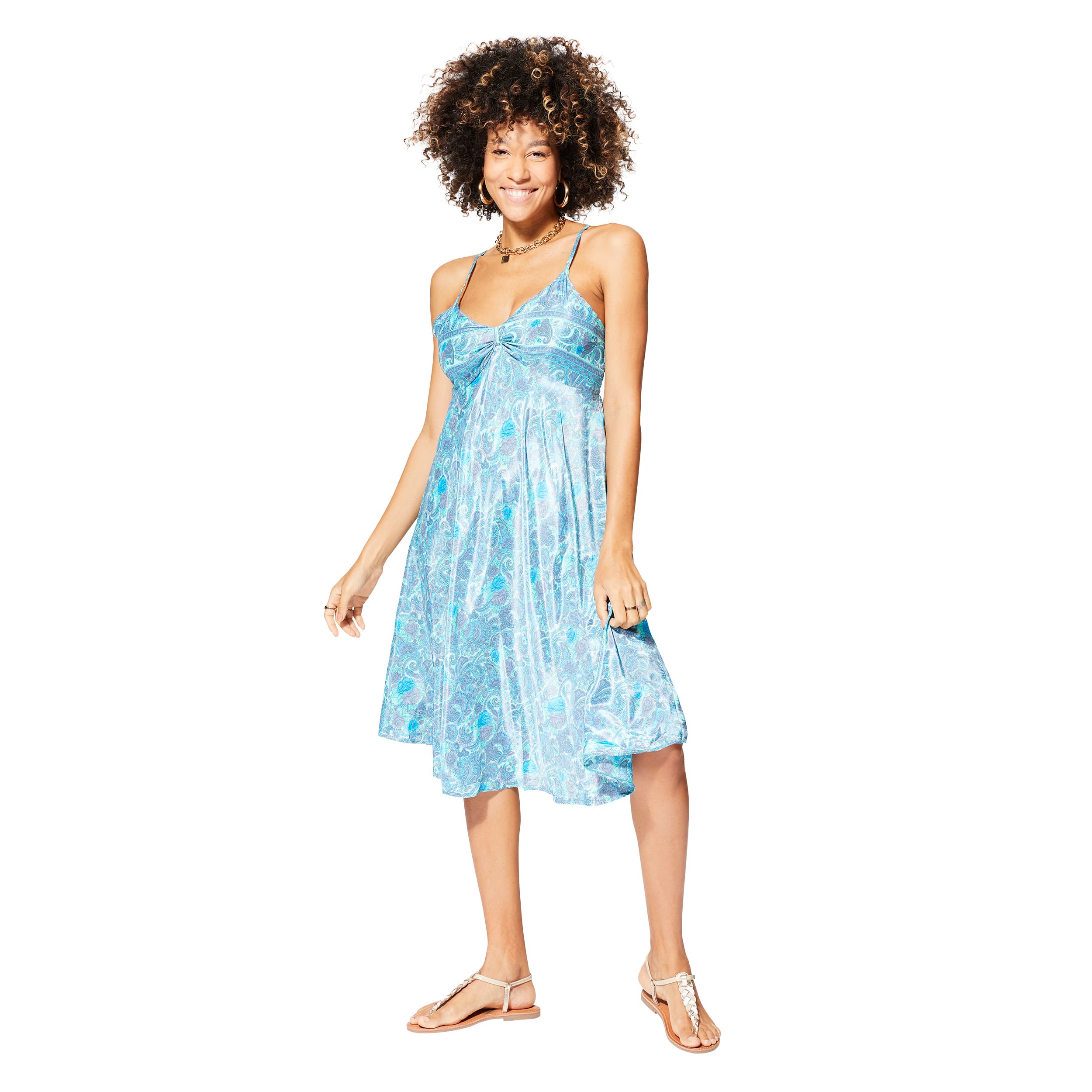 Robe été courte sans manches Chandrakant - Akoustik Online