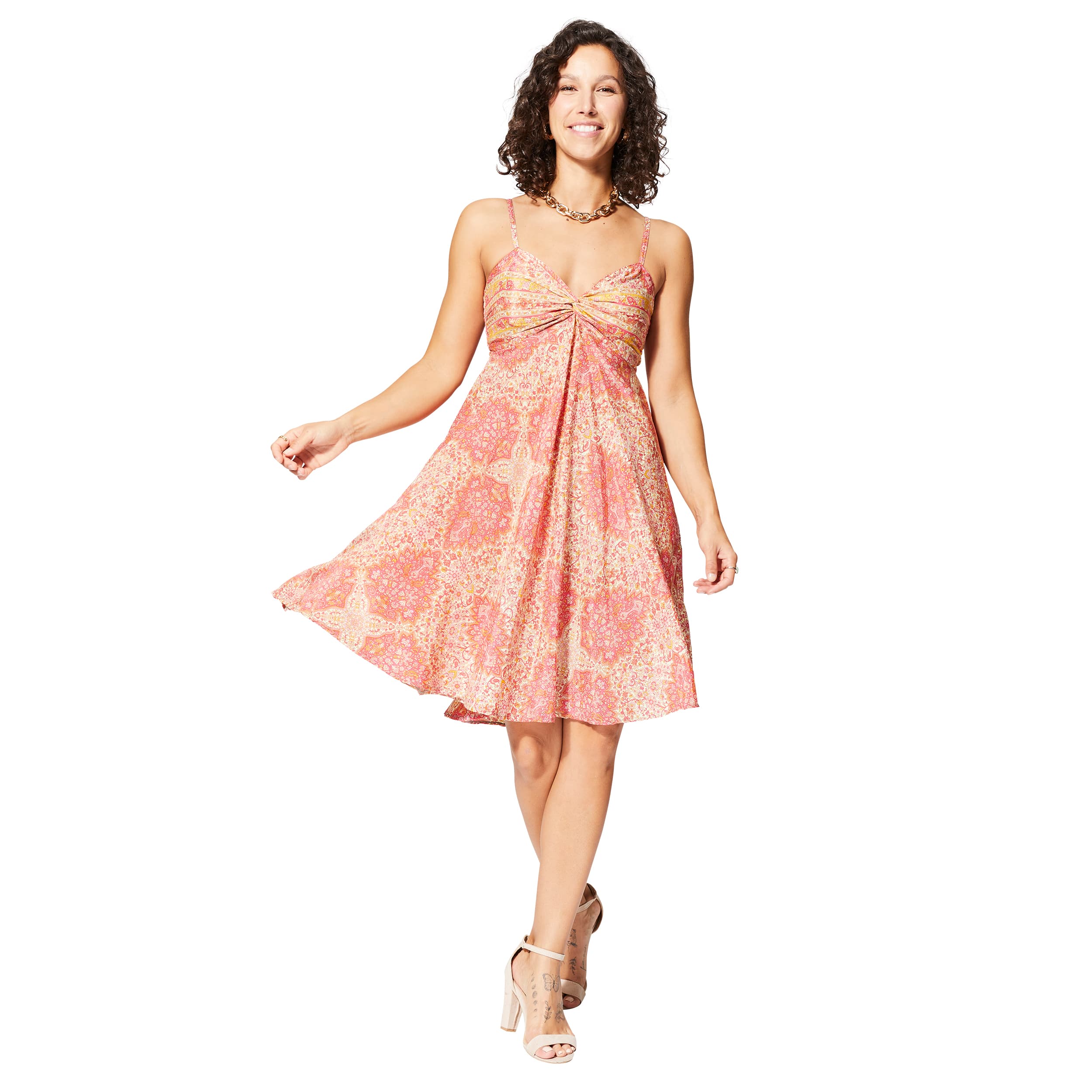 Robe été courte sans manches Edweena - Akoustik Online