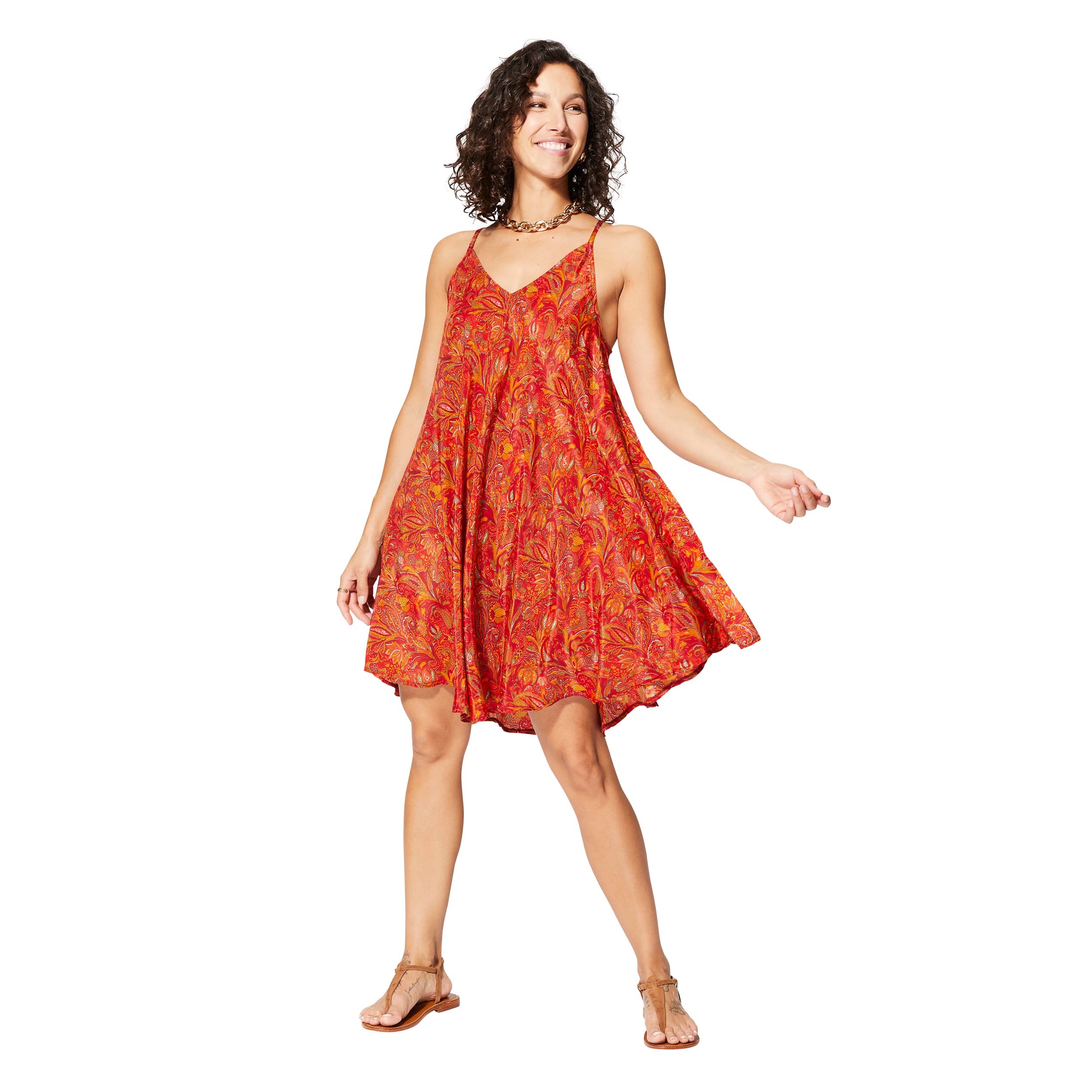 Robe été courte sans manches Miksa - 100% polyester - Akoustik Online