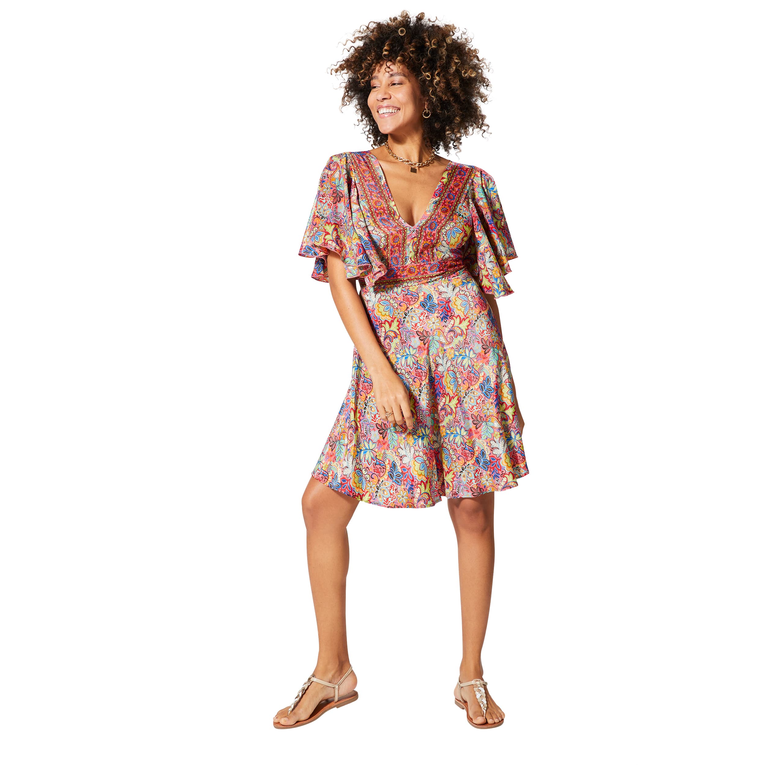 Robe été courte manches courtes Fechín - Akoustik Online