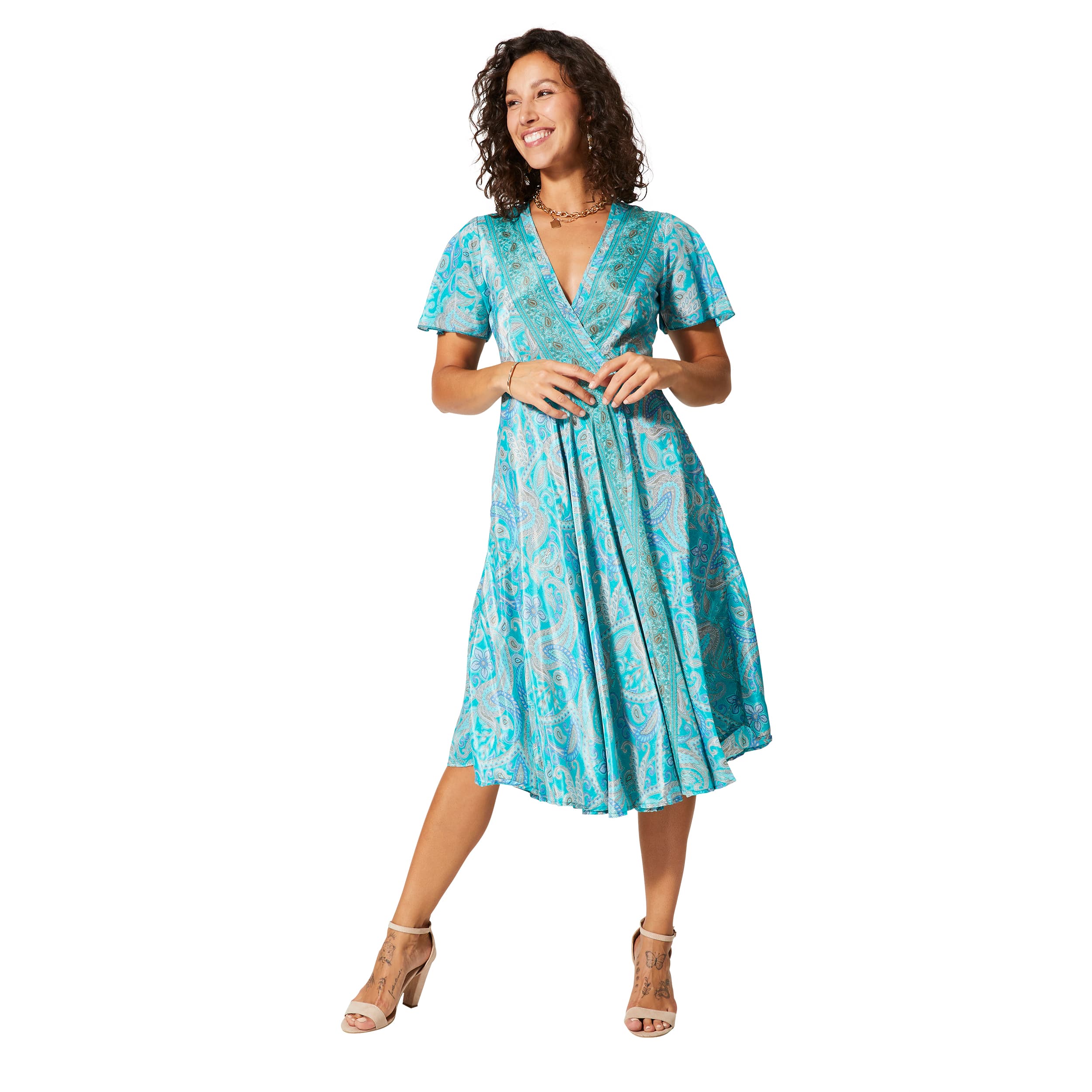 Robe été mi-longue manches courtes Margh - Akoustik Online