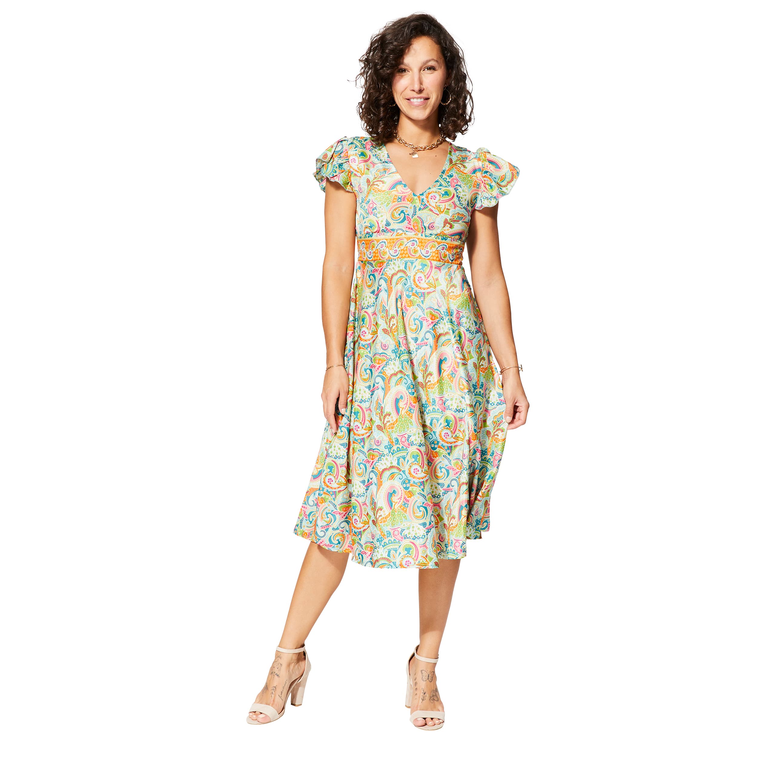 Robe été mi-longue manches courtes Ferdy - Akoustik Online