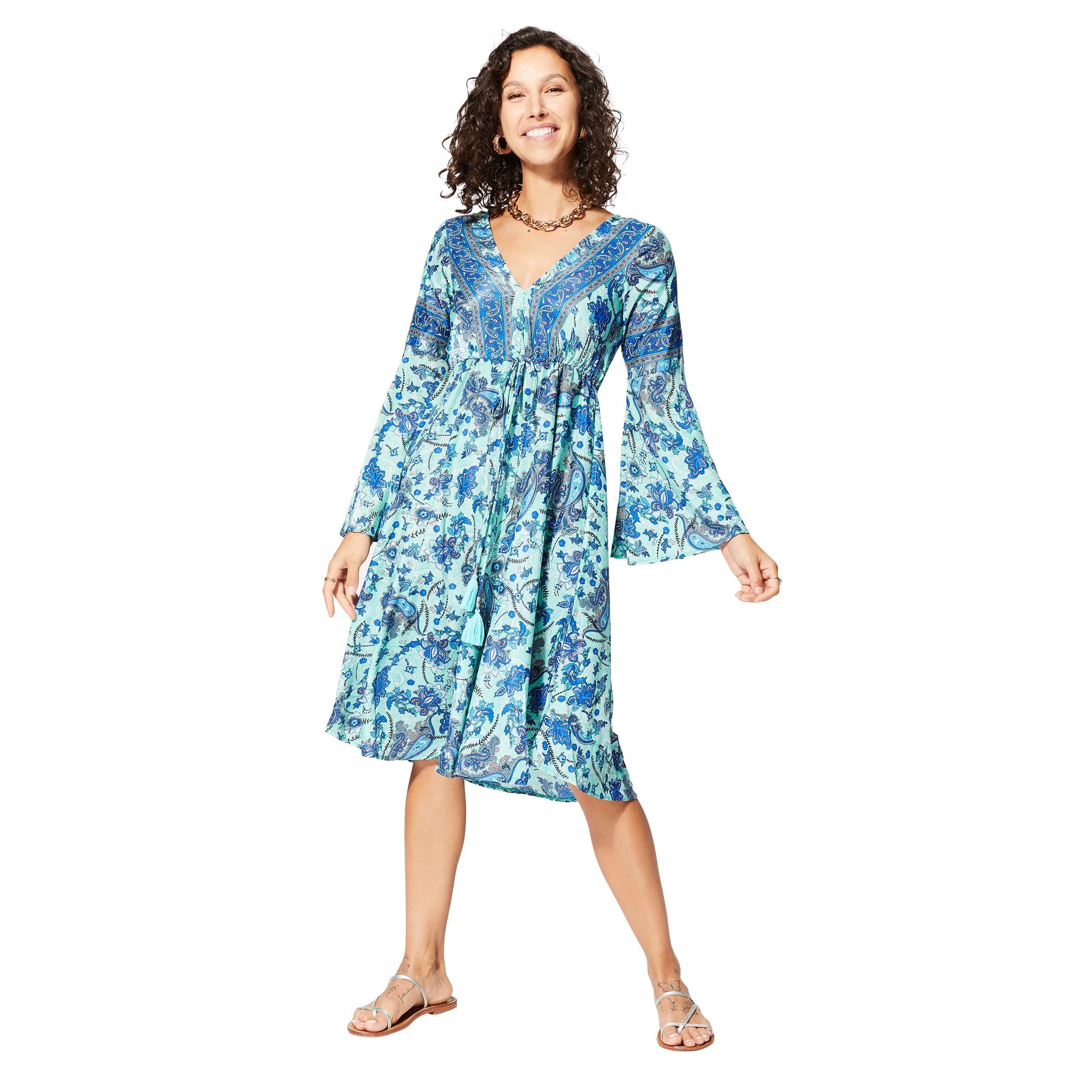 Robe été courte manches 3/4 Raghnall - Akoustik Online