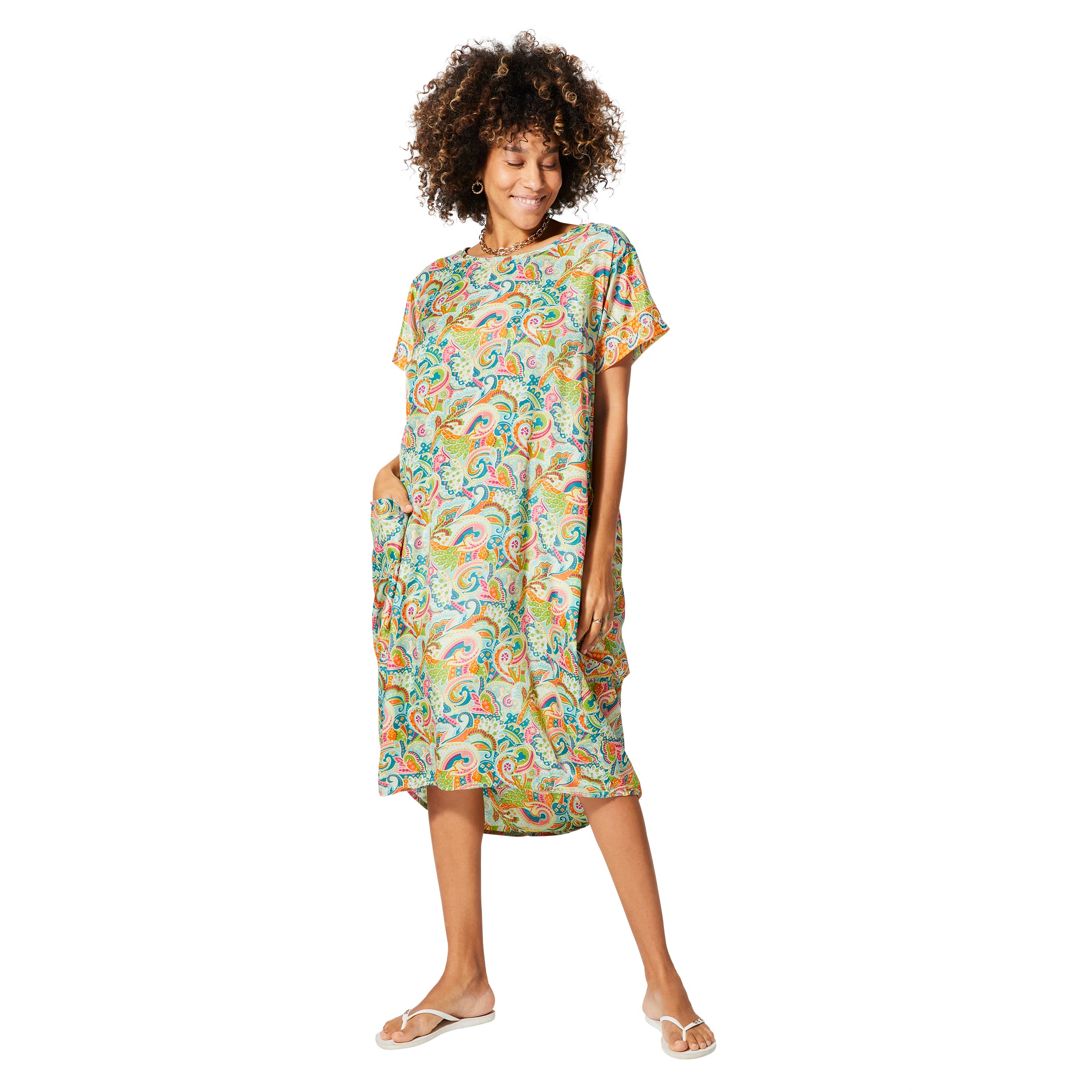 Robe été mi-longue manches courtes Savalus - Akoustik Online