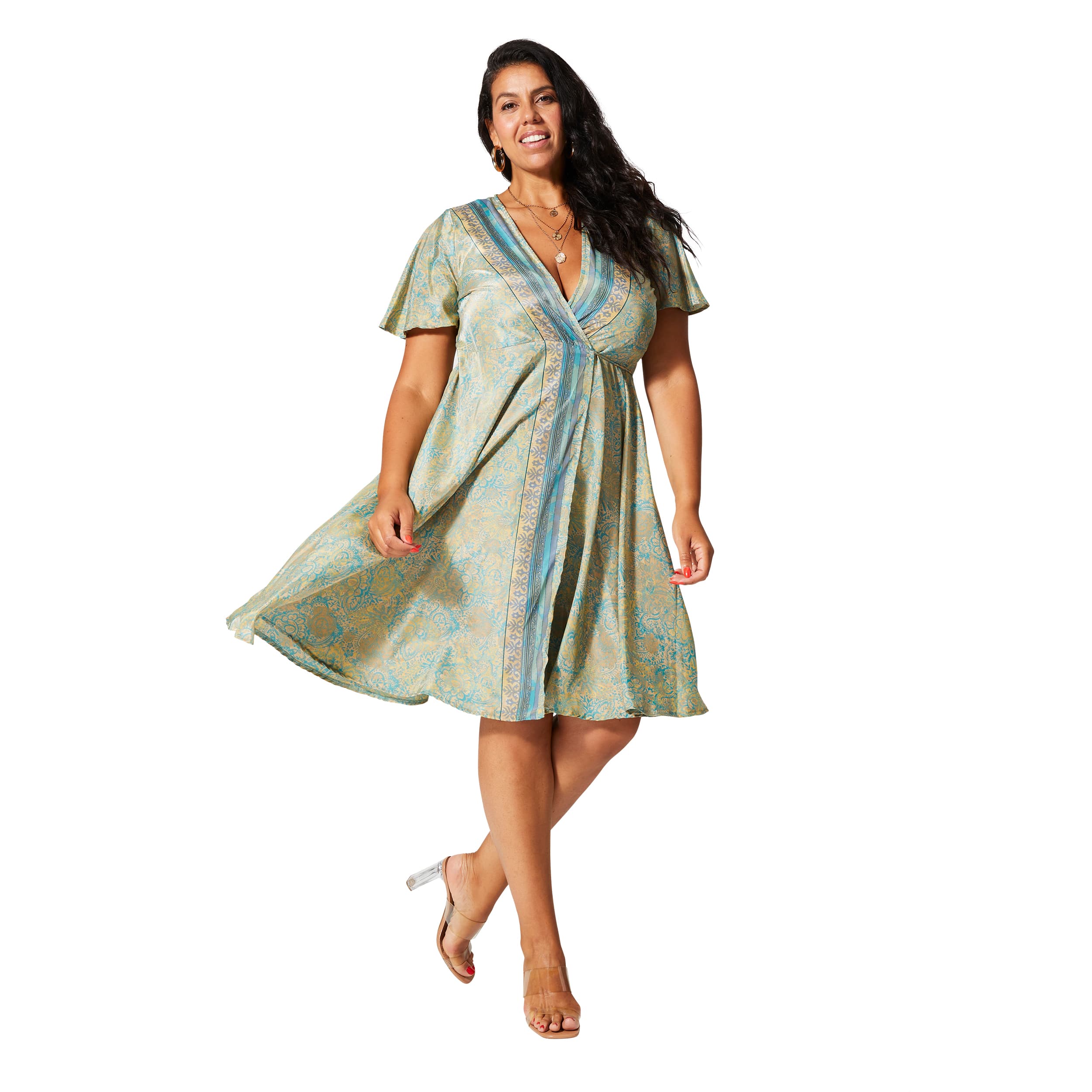 Robe été courte manches courtes Josephine - Akoustik Online