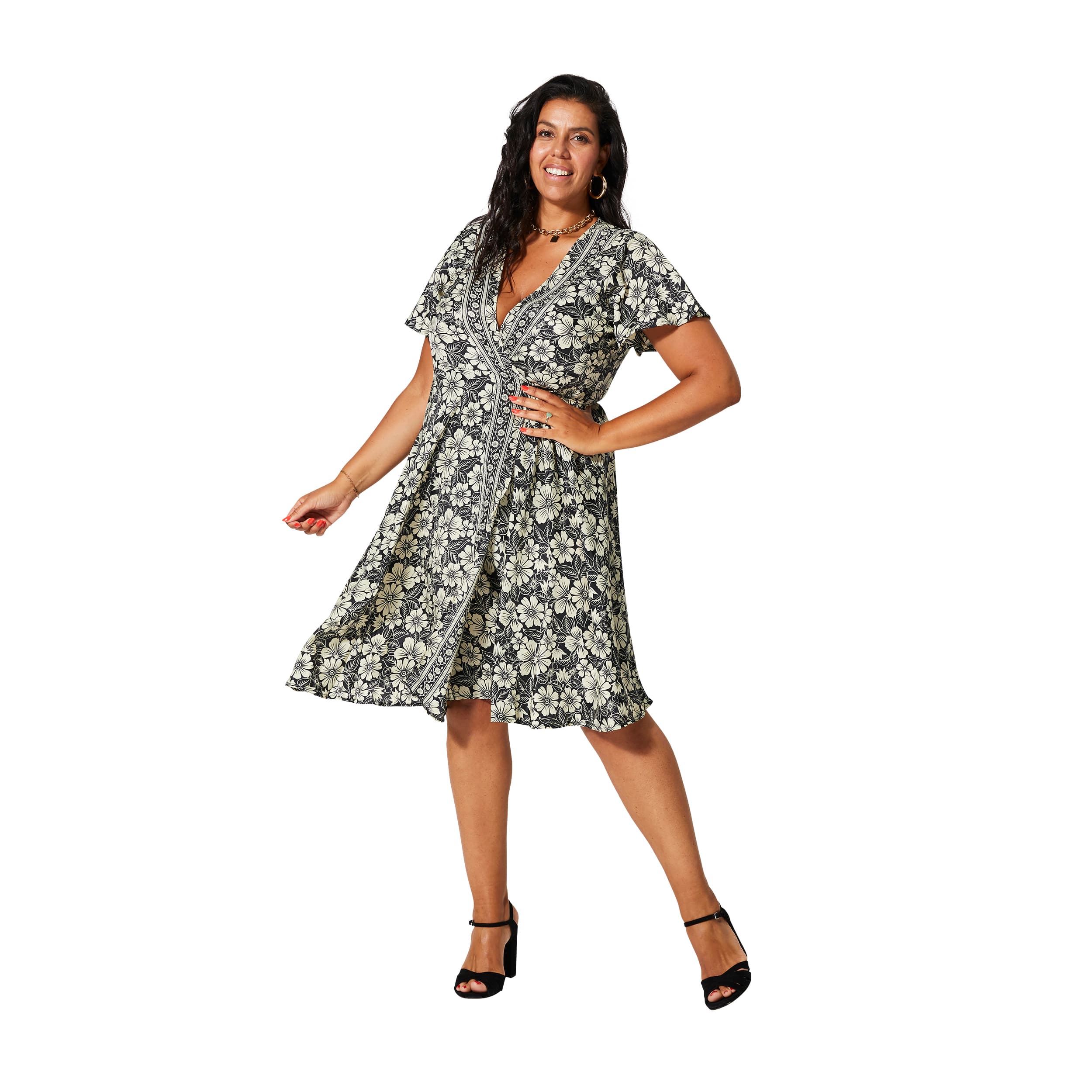 Robe été courte manches courtes Giambattista - Akoustik Online