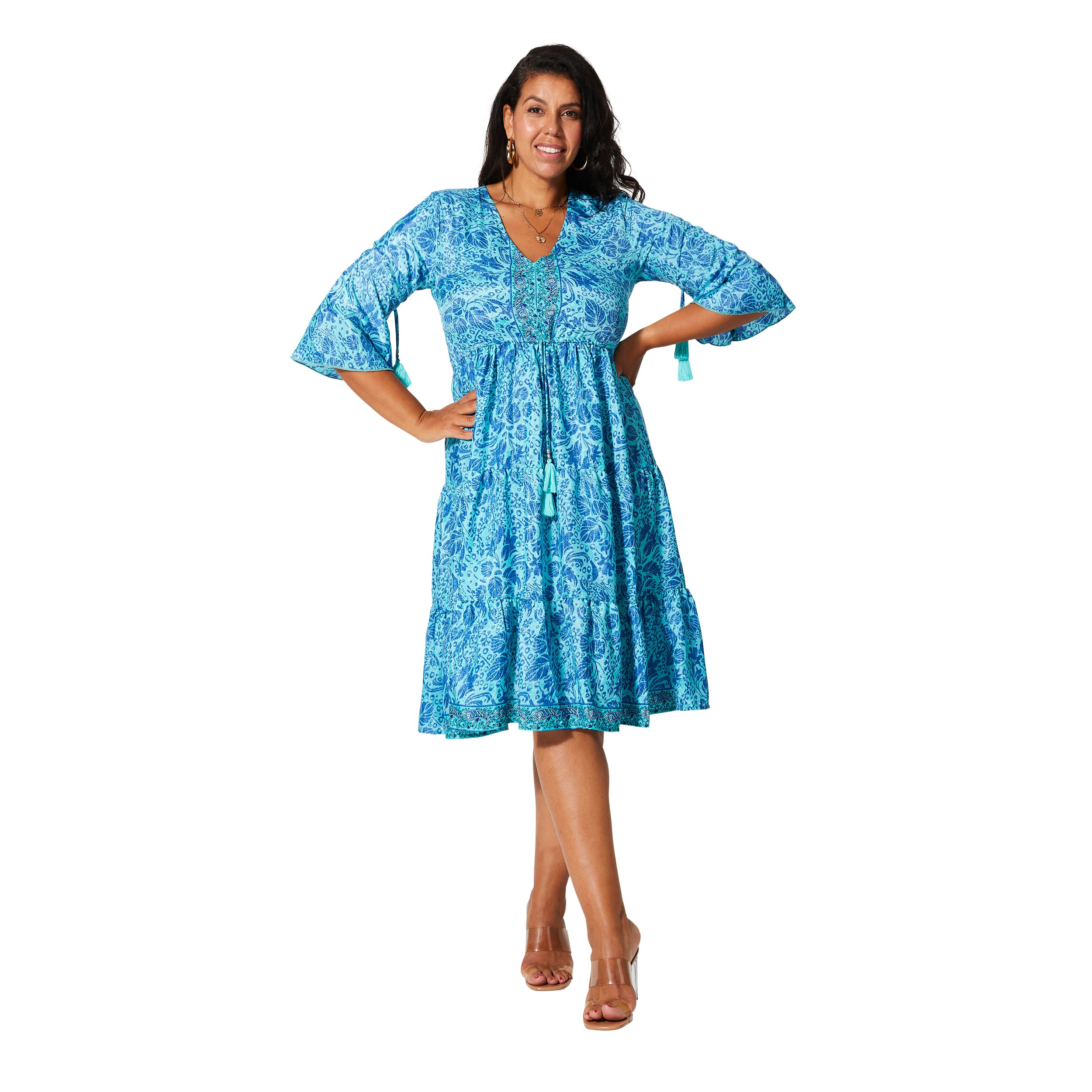 Robe été courte manches 3/4 Pierrick - Akoustik Online